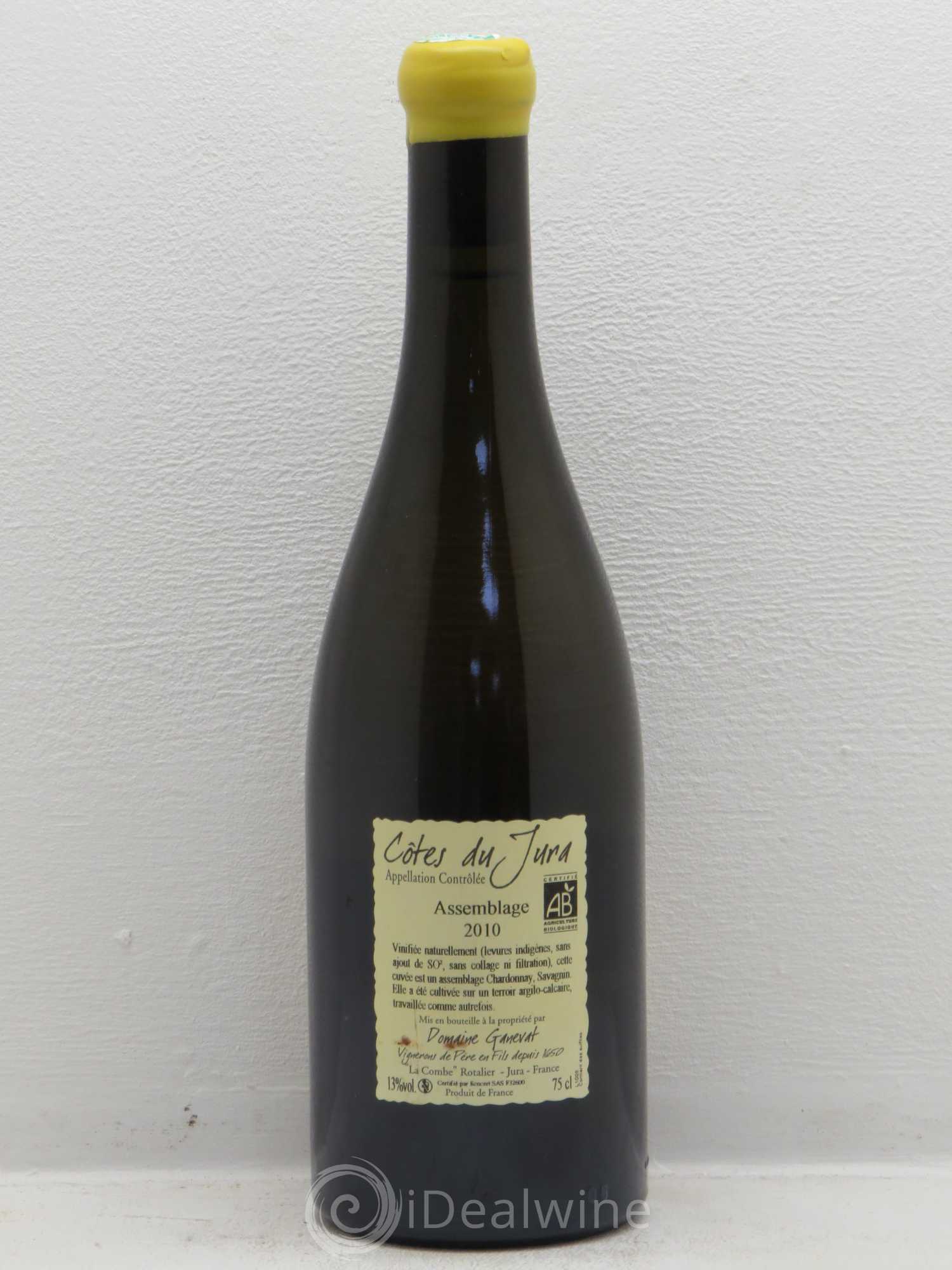 Côtes du Jura Cuvée Orégane Jean-François Ganevat (Domaine) 2010 - Lot de 1 bouteille - 1
