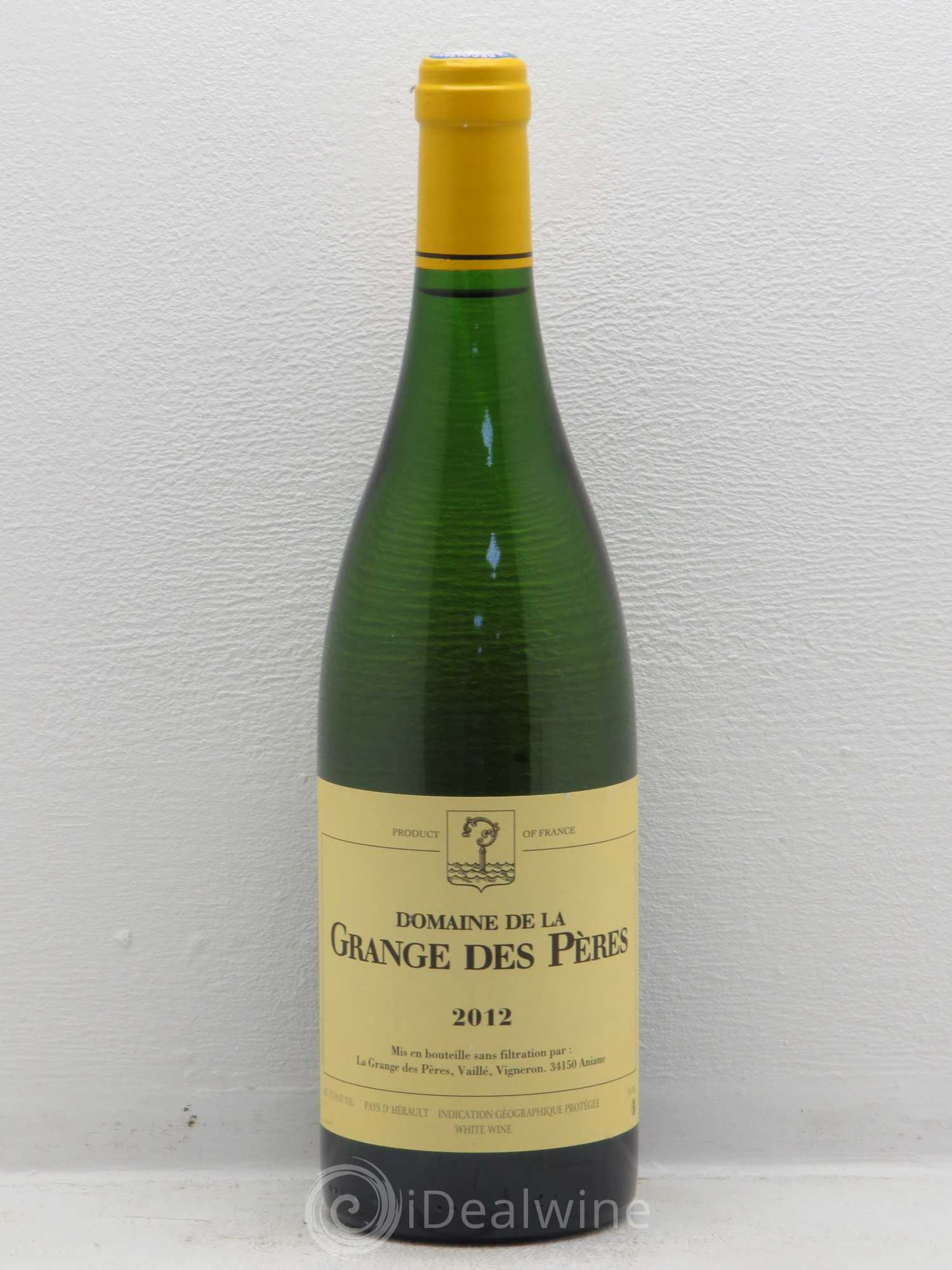 Pays d'Hérault Grange des Pères Laurent Vaillé 2012 - Lot de 1 bouteille - 0