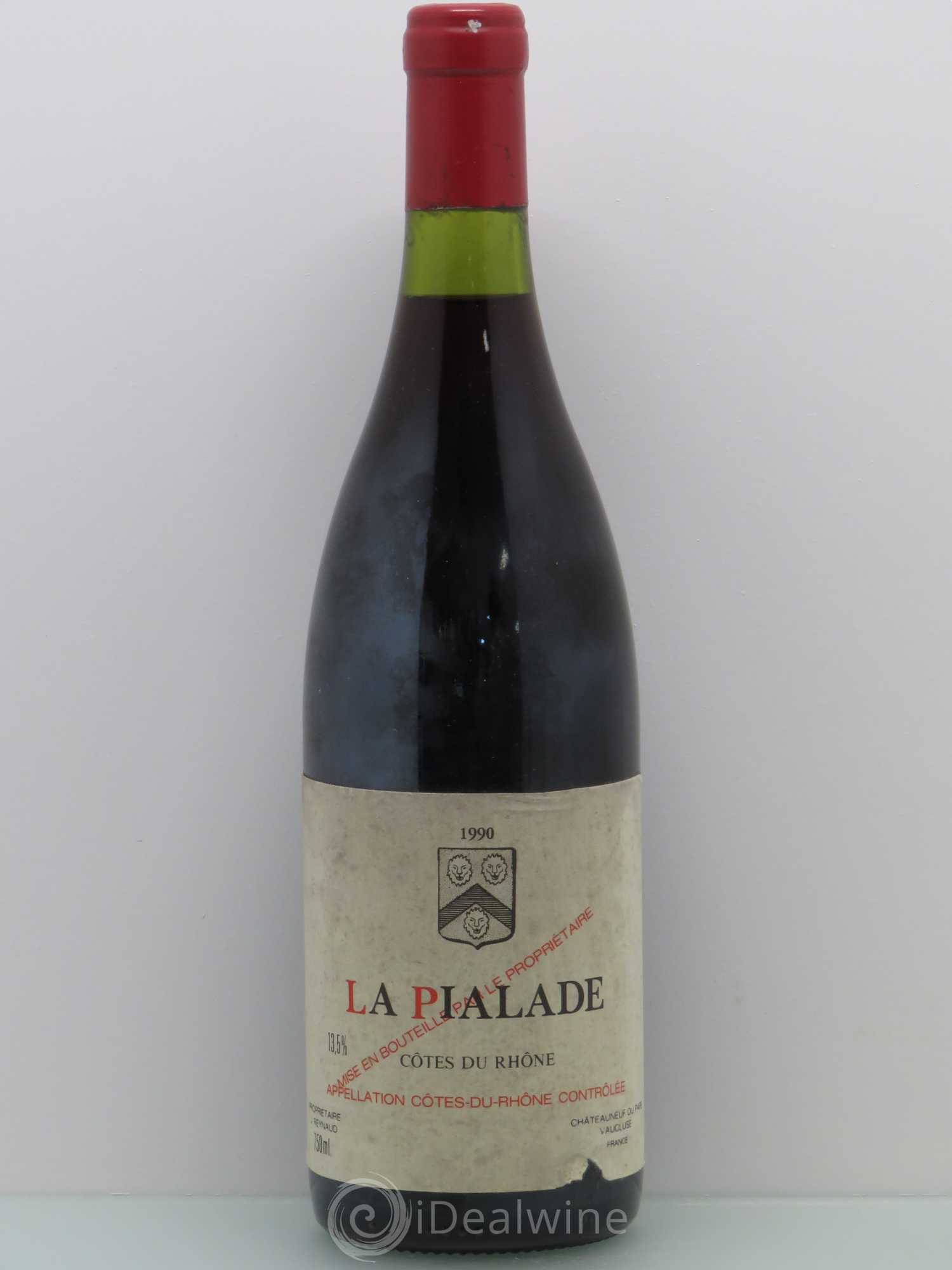 Côtes-du-Rhône La Pialade Emmanuel Reynaud 1990 - Lot de 1 bouteille - 0