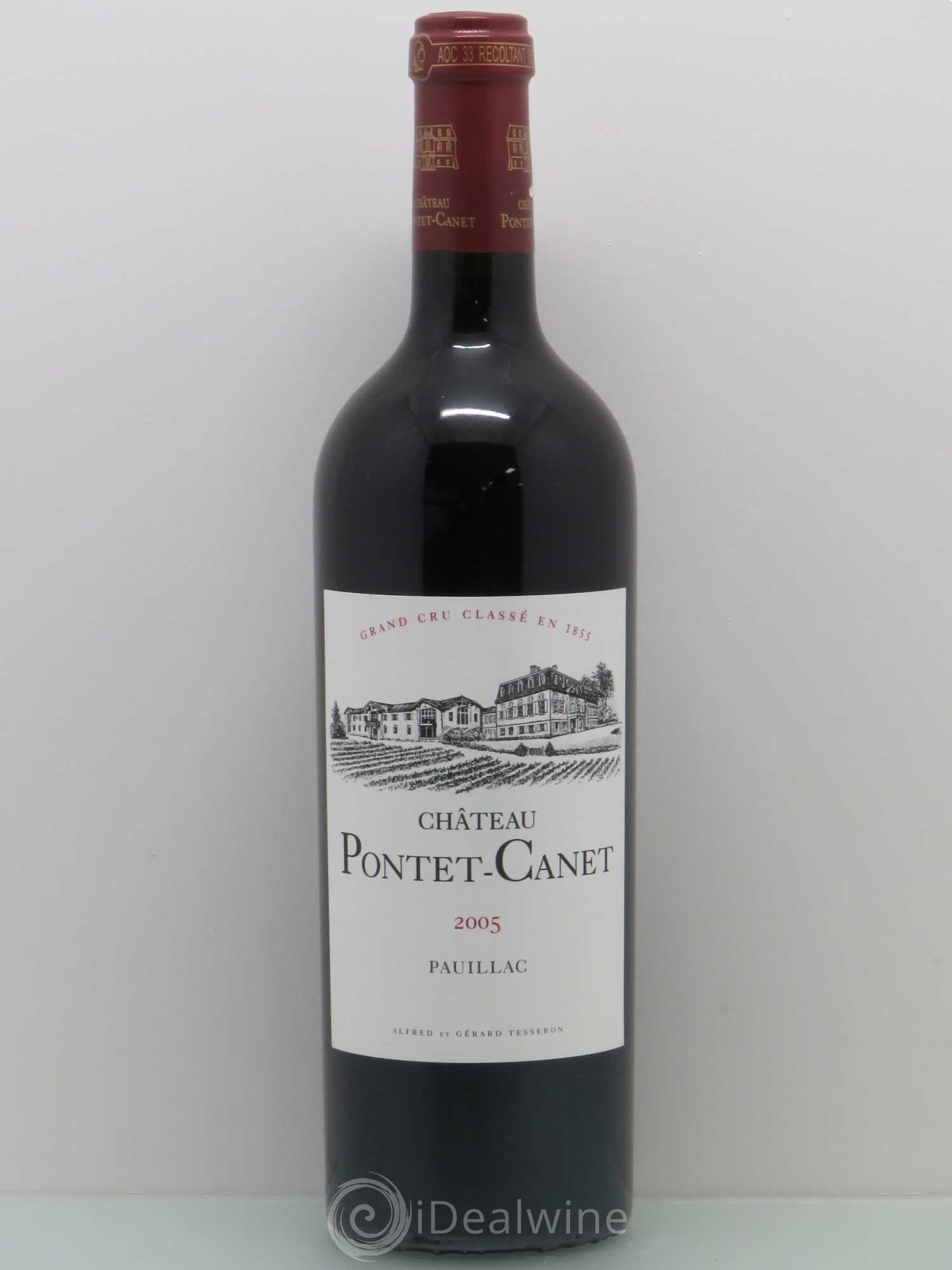 Château Pontet Canet 5ème Grand Cru Classé 2005 - Lot de 1 bouteille - 0