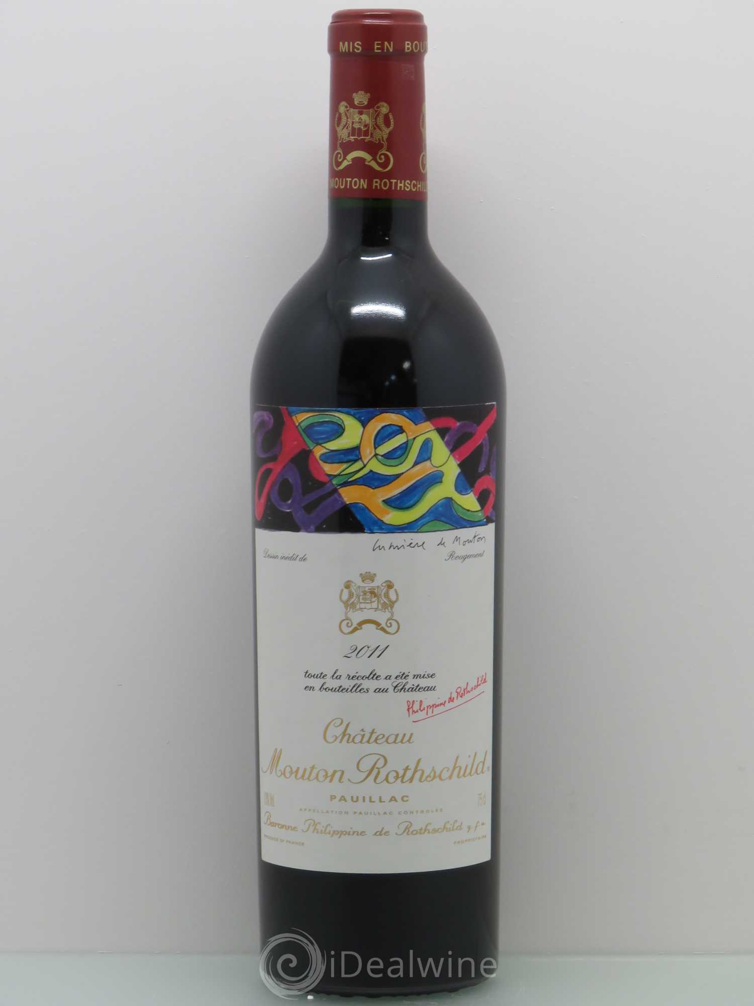Château Mouton Rothschild 1er Grand Cru Classé 2011 - Lot de 1 bouteille - 0