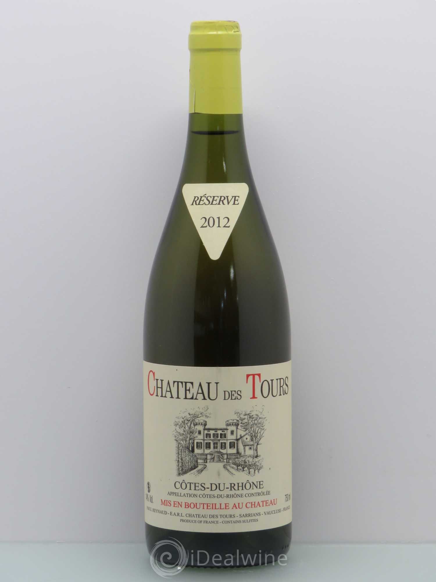 Côtes-du-Rhône Château des Tours Emmanuel Reynaud 2012 - Lot de 1 bouteille - 0