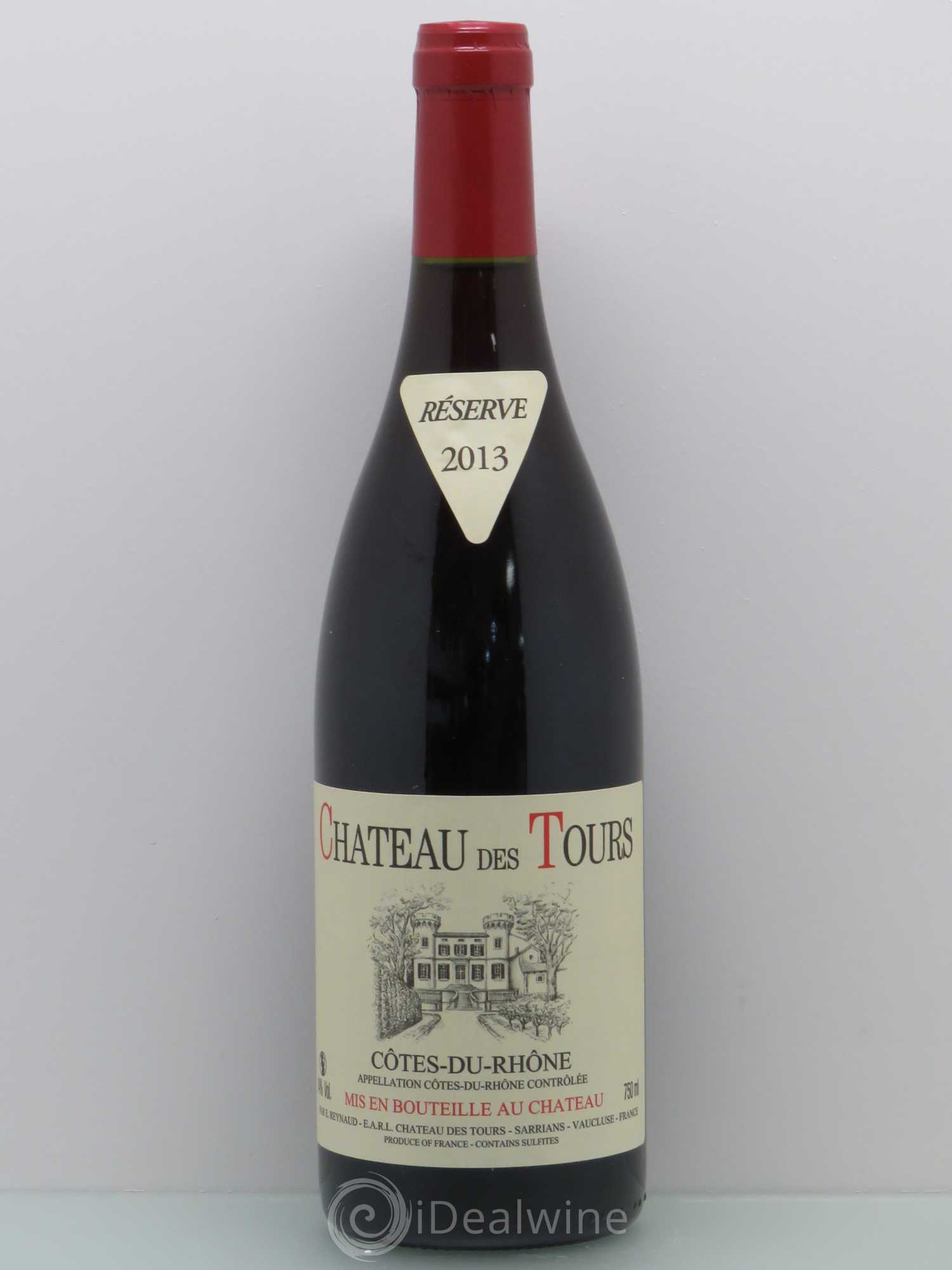 Côtes-du-Rhône Château des Tours Emmanuel Reynaud 2013 - Lot de 1 bouteille - 0