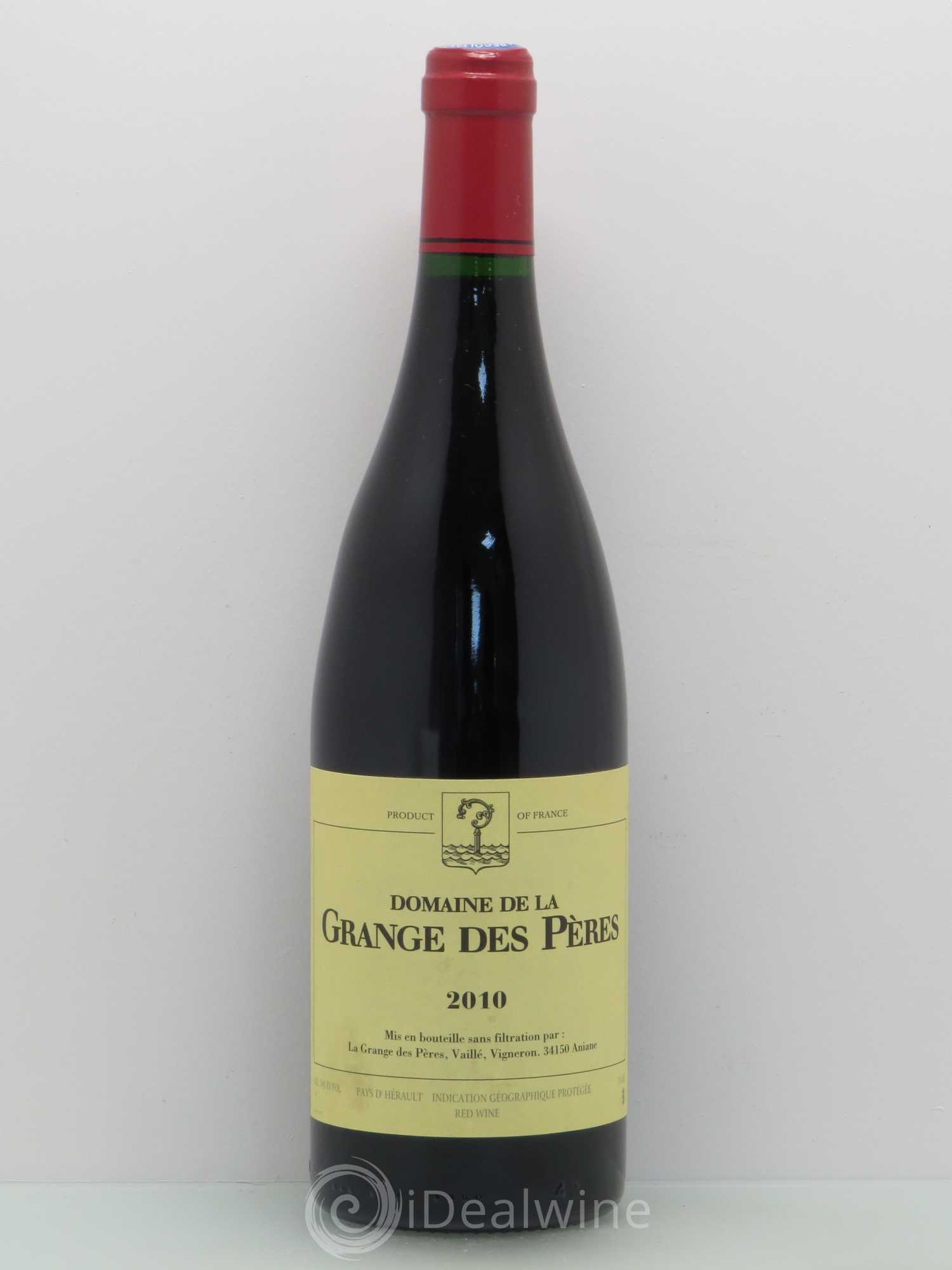 Pays d'Hérault Grange des Pères Laurent Vaillé 2010 - Lot de 1 bouteille - 0