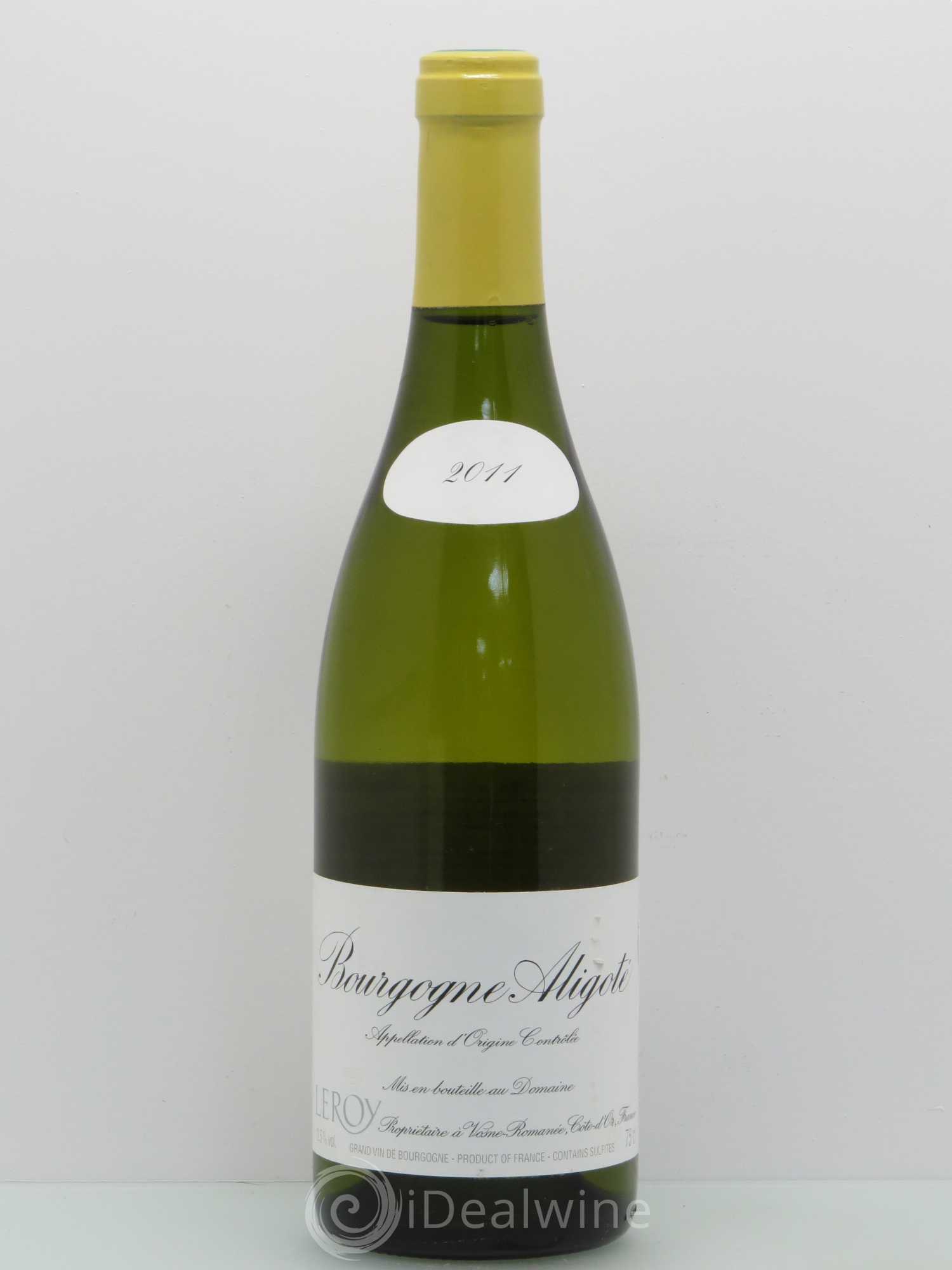 Bourgogne Aligoté Leroy (Domaine) 2011 - Lot de 1 bouteille - 0