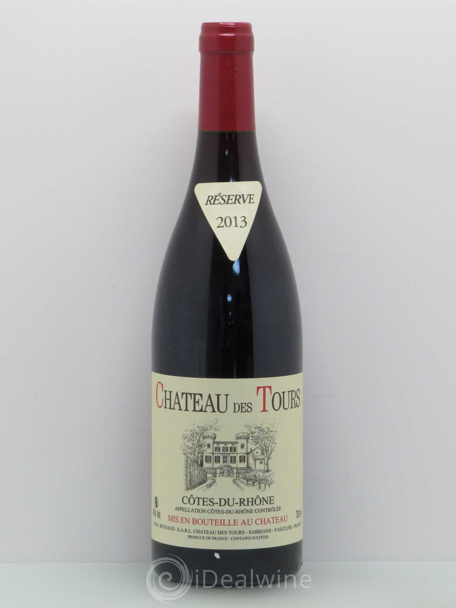 Côtes-du-Rhône Château des Tours Emmanuel Reynaud 2013 - Lot de 1 bouteille - 0