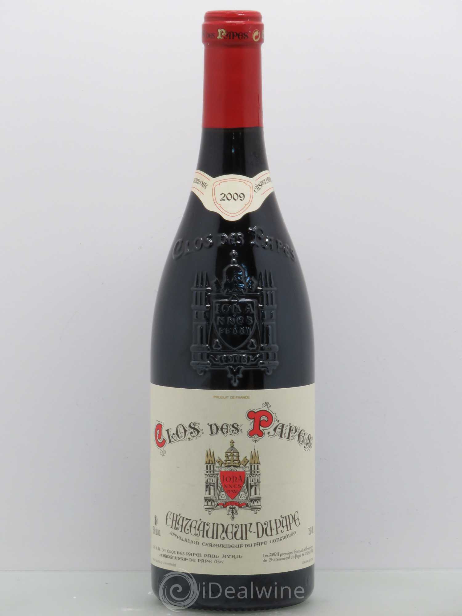 Châteauneuf-du-Pape Clos des Papes - Paul Avril 2009 - Lot de 1 bouteille - 0