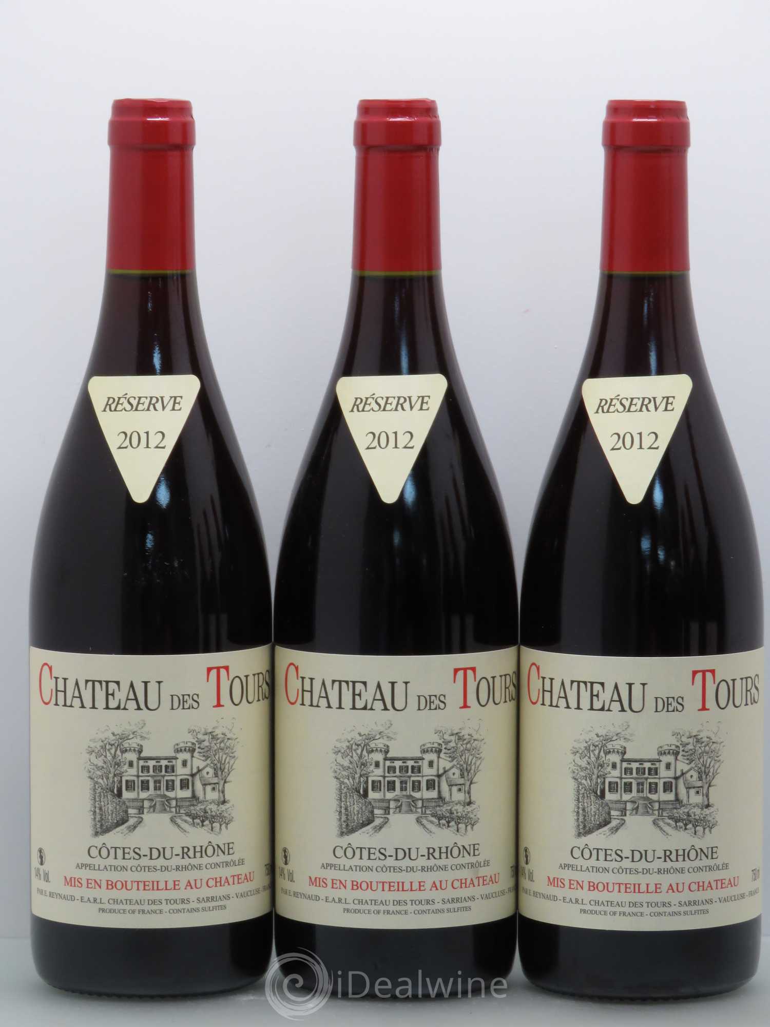 Côtes-du-Rhône Château des Tours Emmanuel Reynaud 2012 - Lot de 6 bouteilles - 2