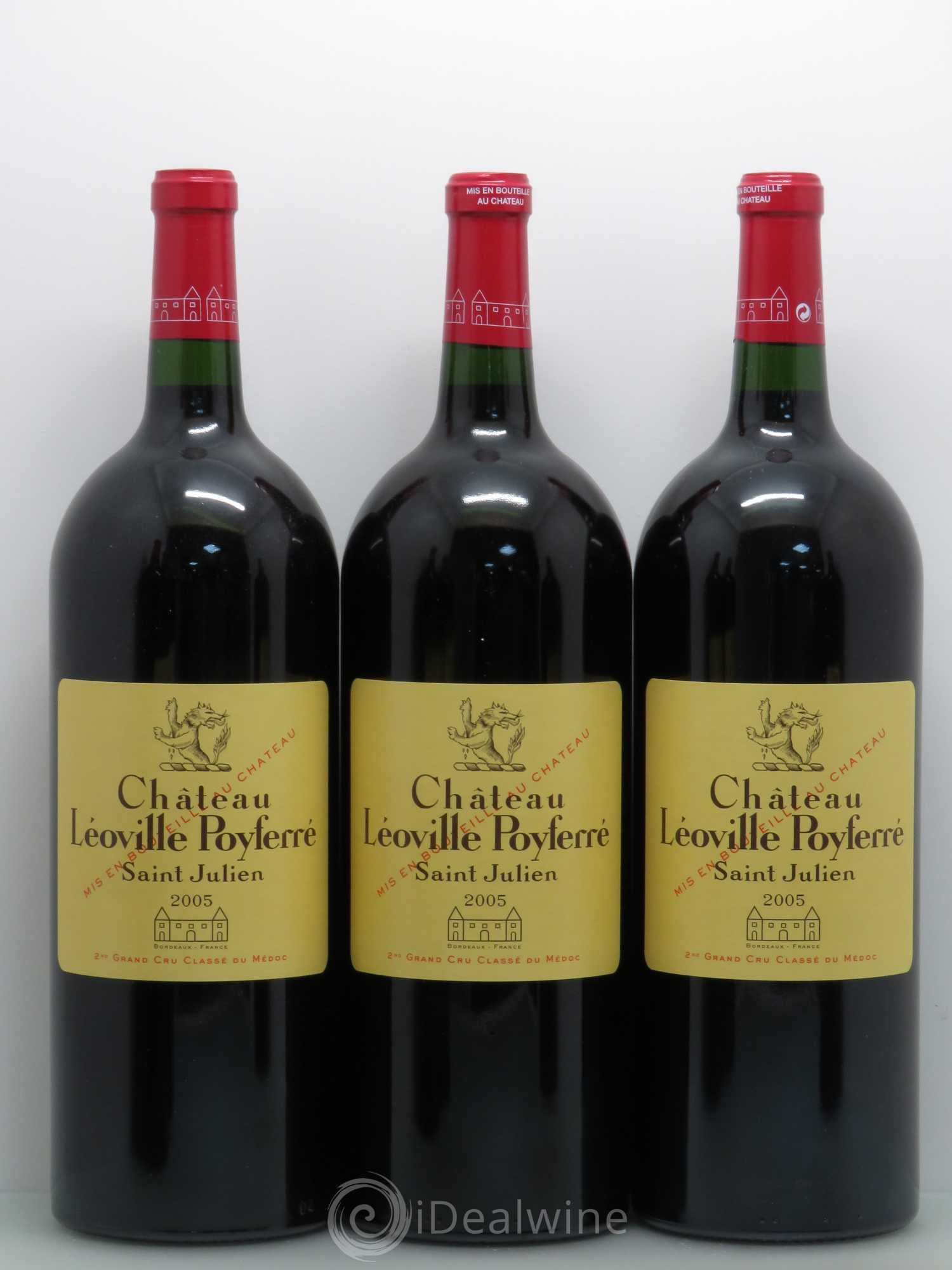 Château Léoville Poyferré 2ème Grand Cru Classé 2005 - Lot de 6 magnums - 2