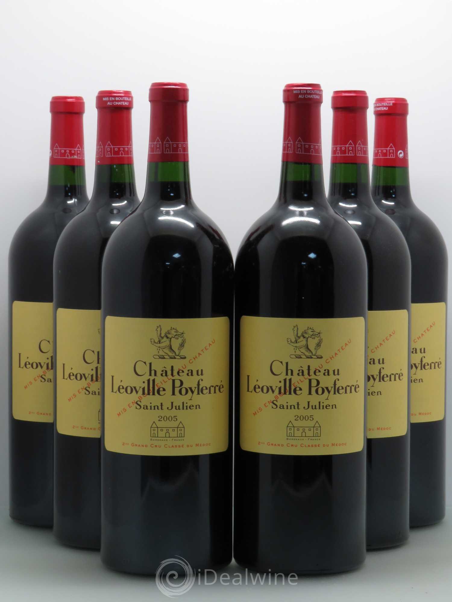 Château Léoville Poyferré 2ème Grand Cru Classé 2005 - Lot de 6 magnums - 0