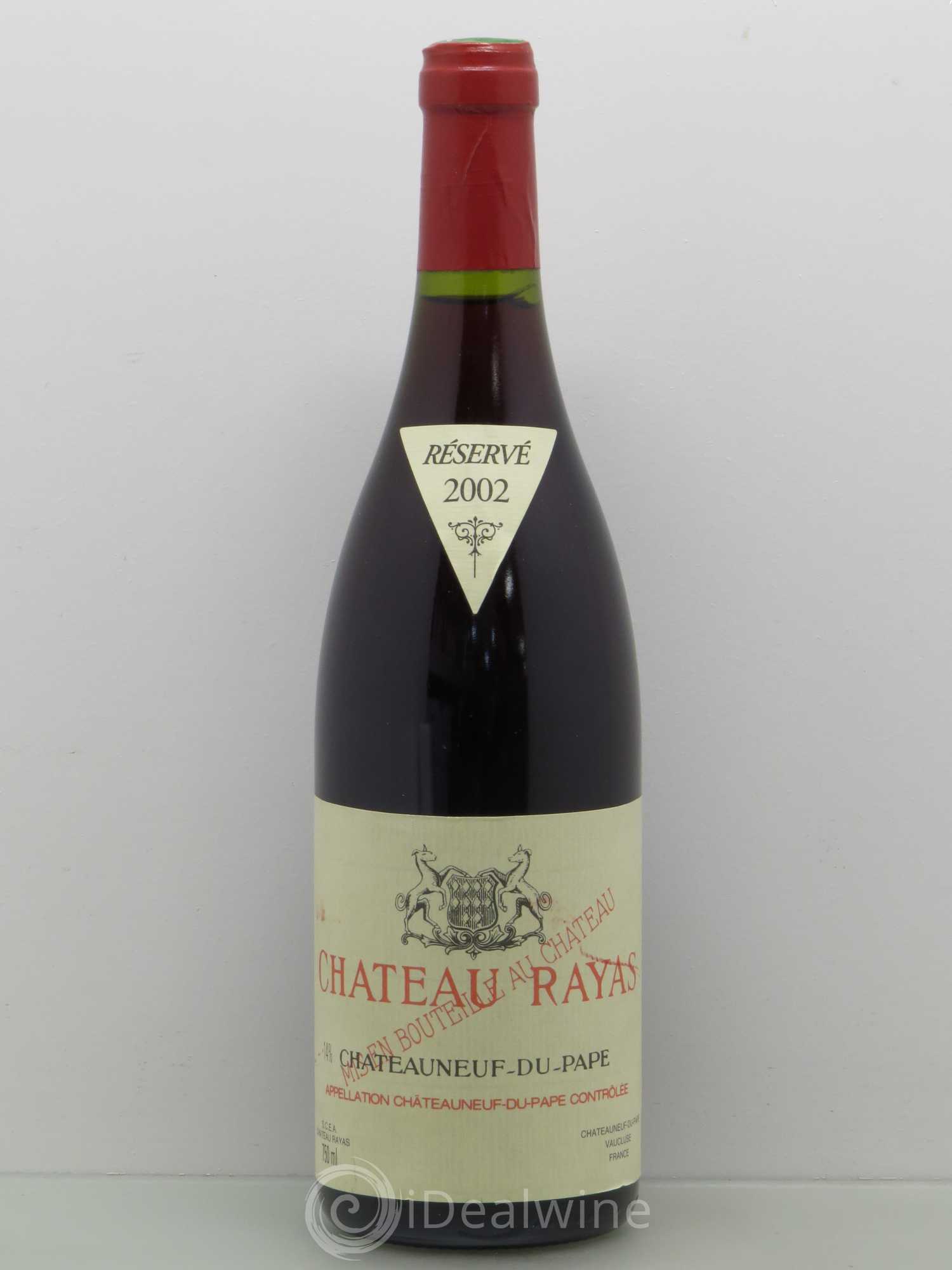 Châteauneuf-du-Pape Château Rayas Emmanuel Reynaud 2002 - Lot de 1 bouteille - 0