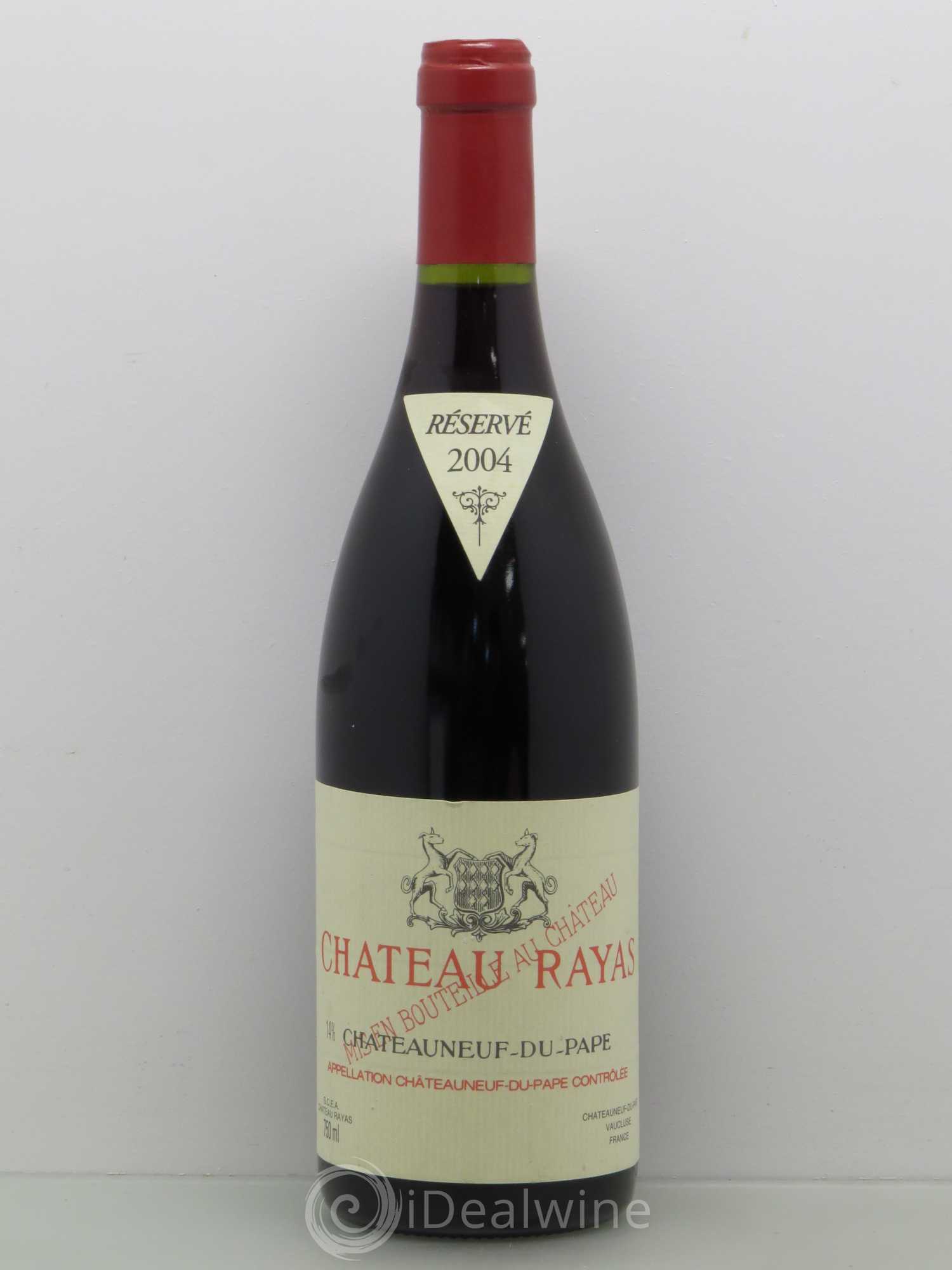Châteauneuf-du-Pape Château Rayas Emmanuel Reynaud 2004 - Lot de 1 bouteille - 0