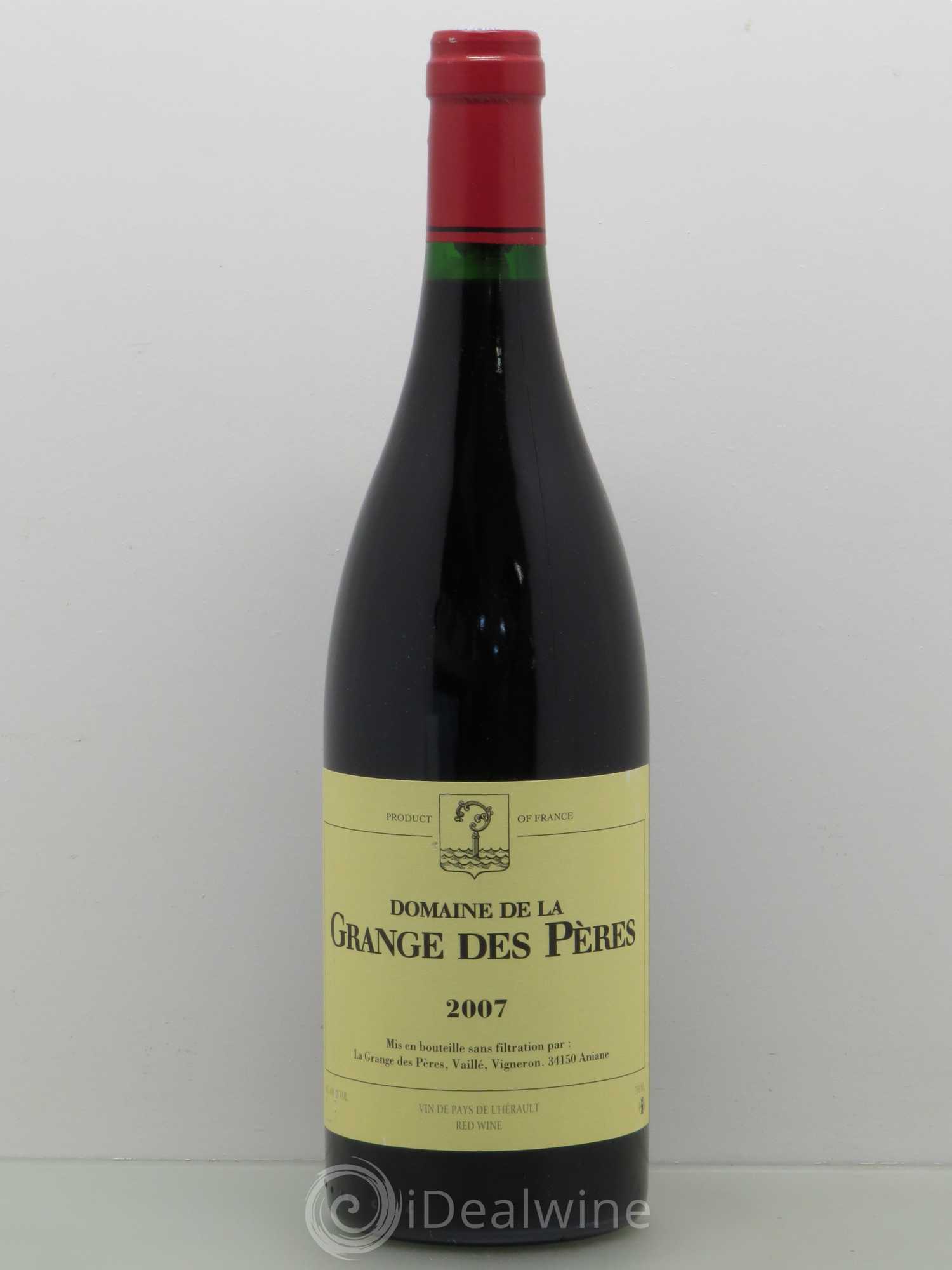 Pays d'Hérault Grange des Pères Laurent Vaillé 2007 - Lot de 1 bouteille - 0