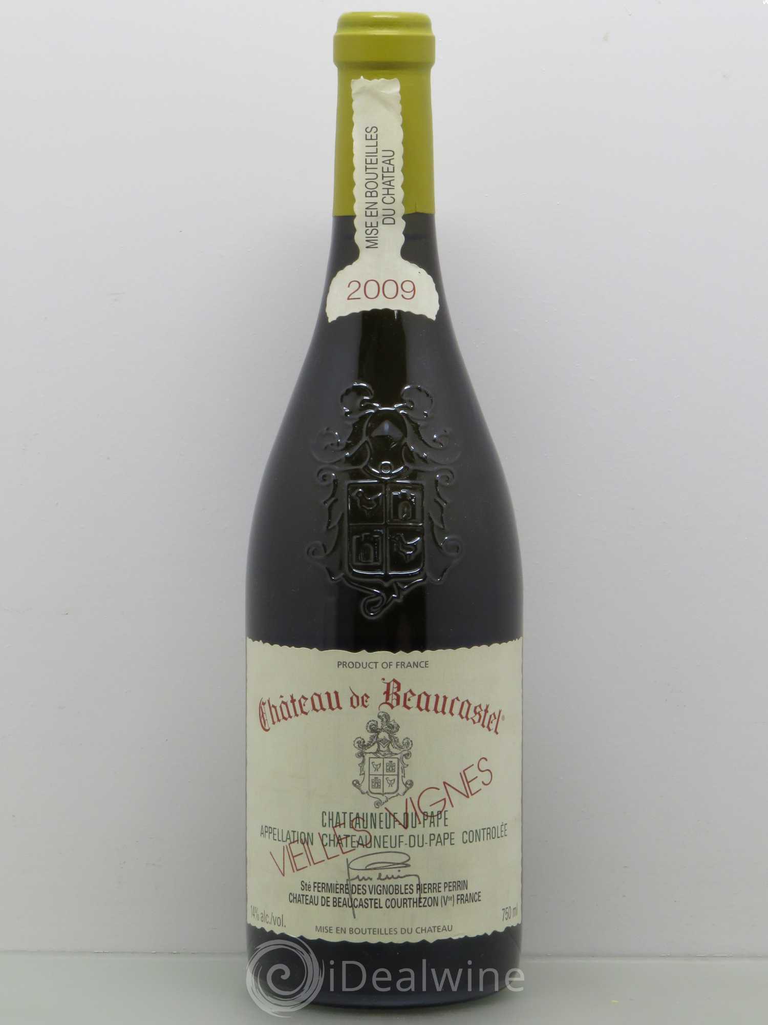 Châteauneuf-du-Pape Château de Beaucastel Vieilles vignes Roussanne Famille Perrin 2009 - Lot de 1 bouteille - 0