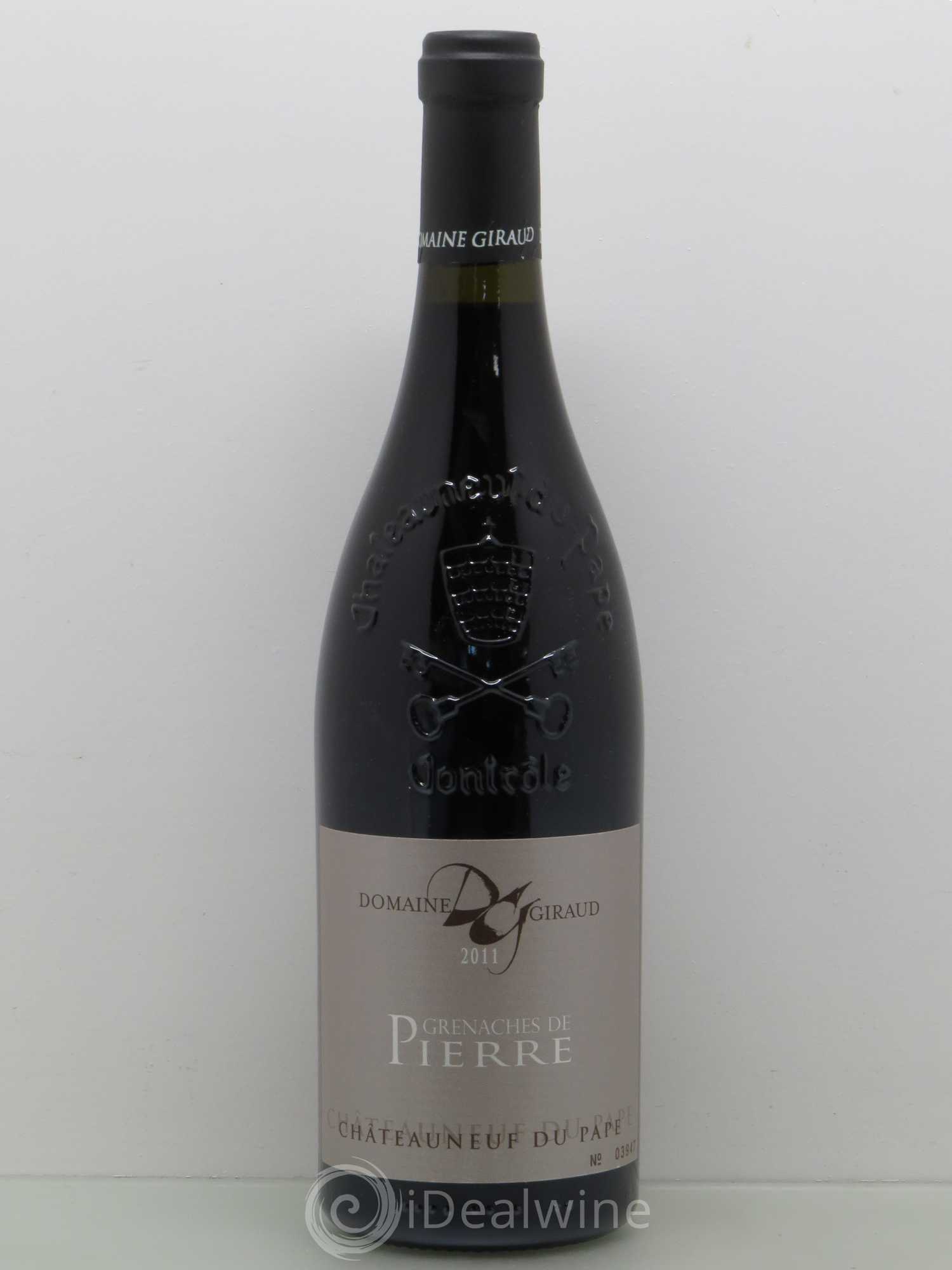 Châteauneuf-du-Pape Grenaches De pierre Giraud 2011 - Posten von 1 Flasche - 0