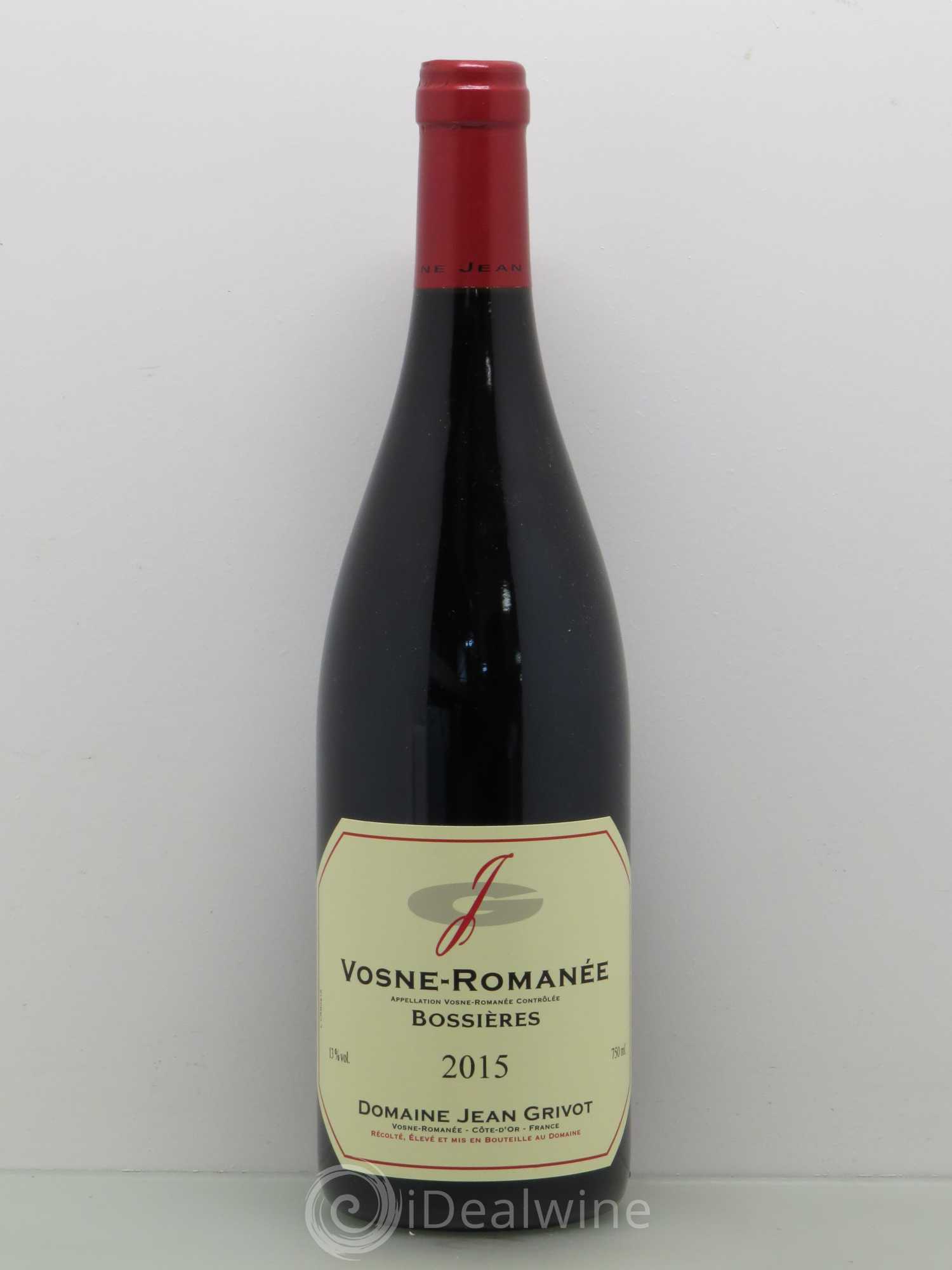 Vosne-Romanée Jean Grivot Bossières 2015 - Lot de 1 bouteille - 0