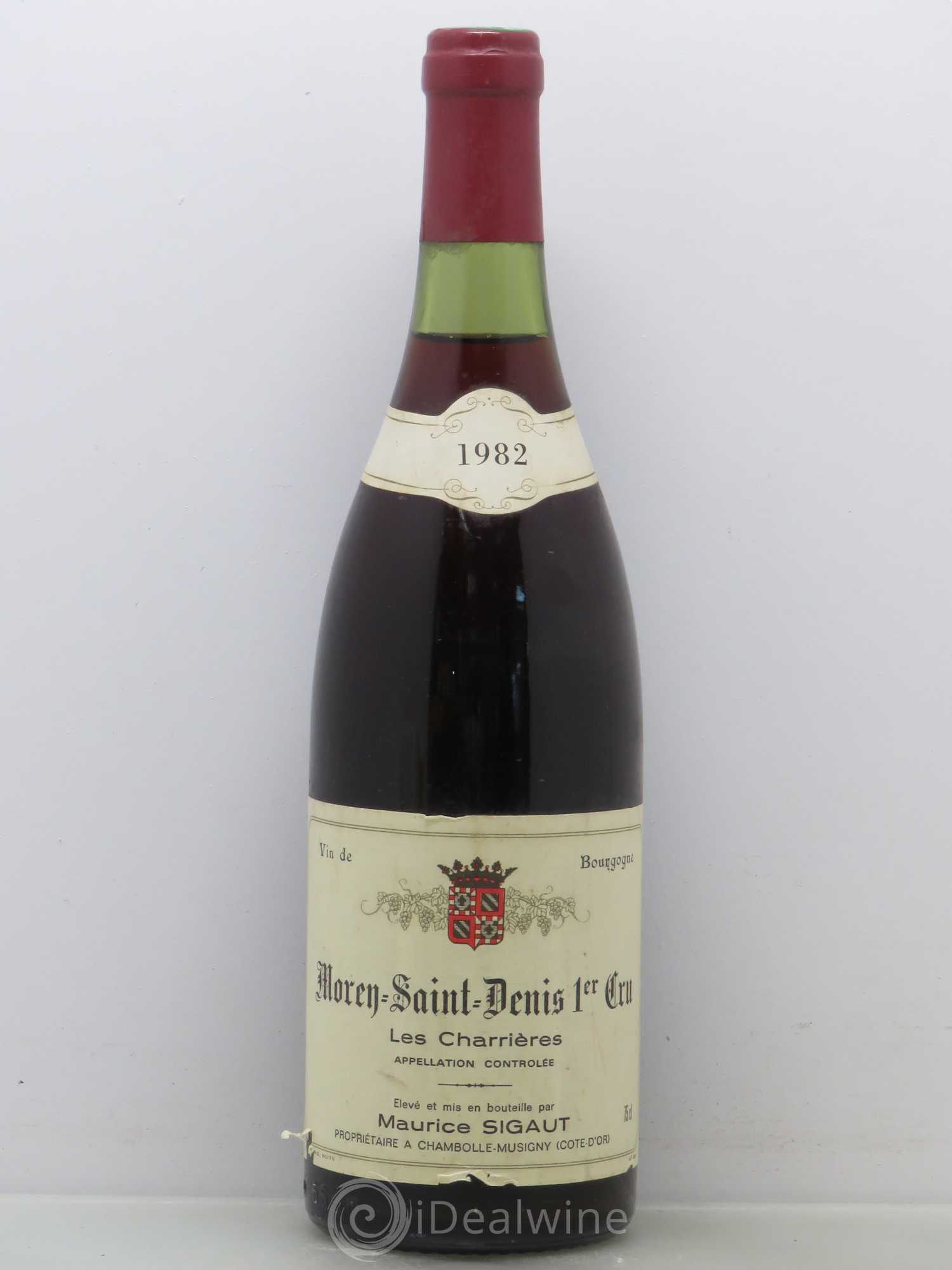 Morey-Saint-Denis 1er Cru Les Charrieres Sigaut (sans prix de réserve) 1982 - Posten von 1 Flasche - 0