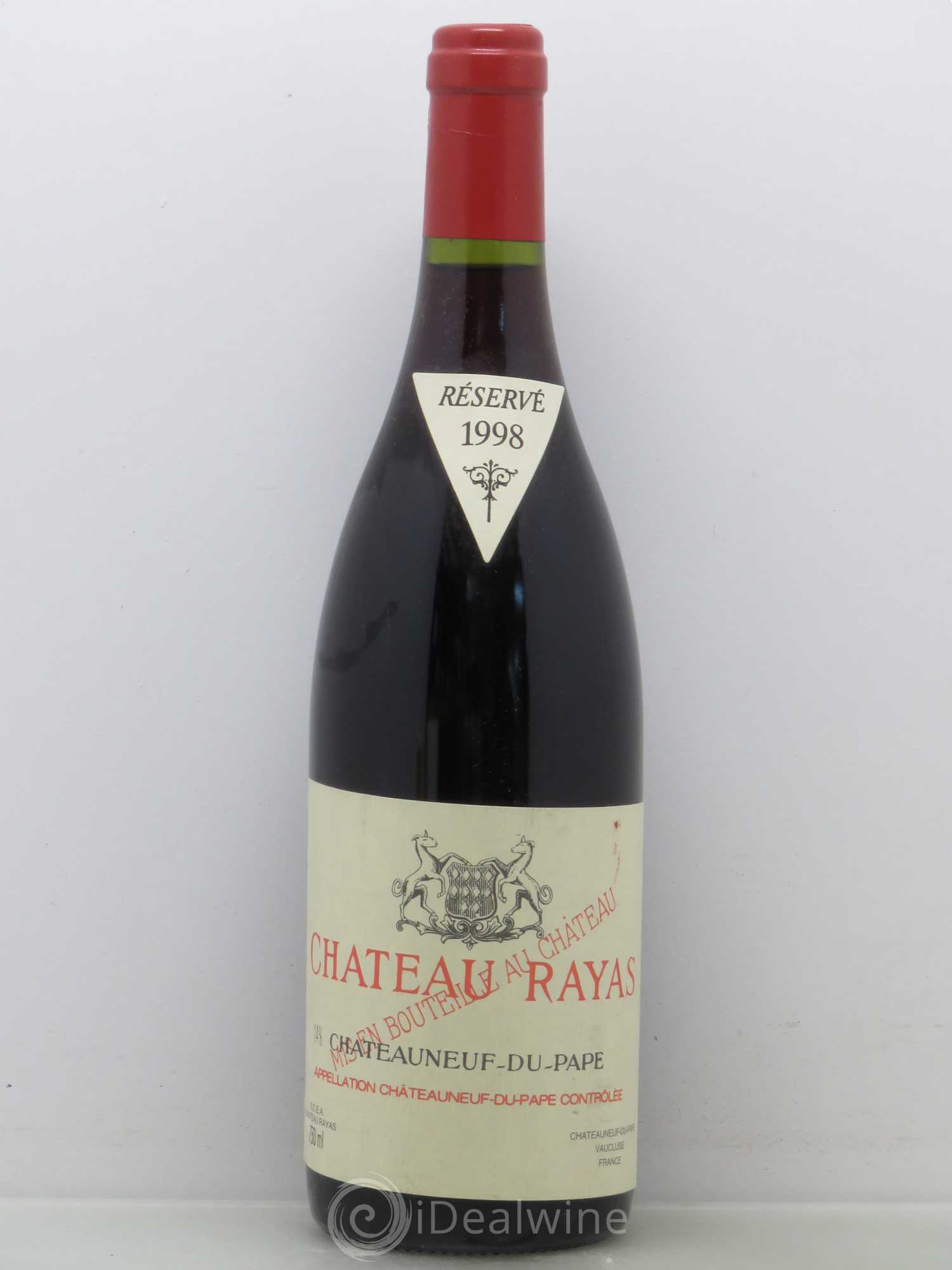 Châteauneuf-du-Pape Château Rayas Emmanuel Reynaud 1998 - Lot de 1 bouteille - 0