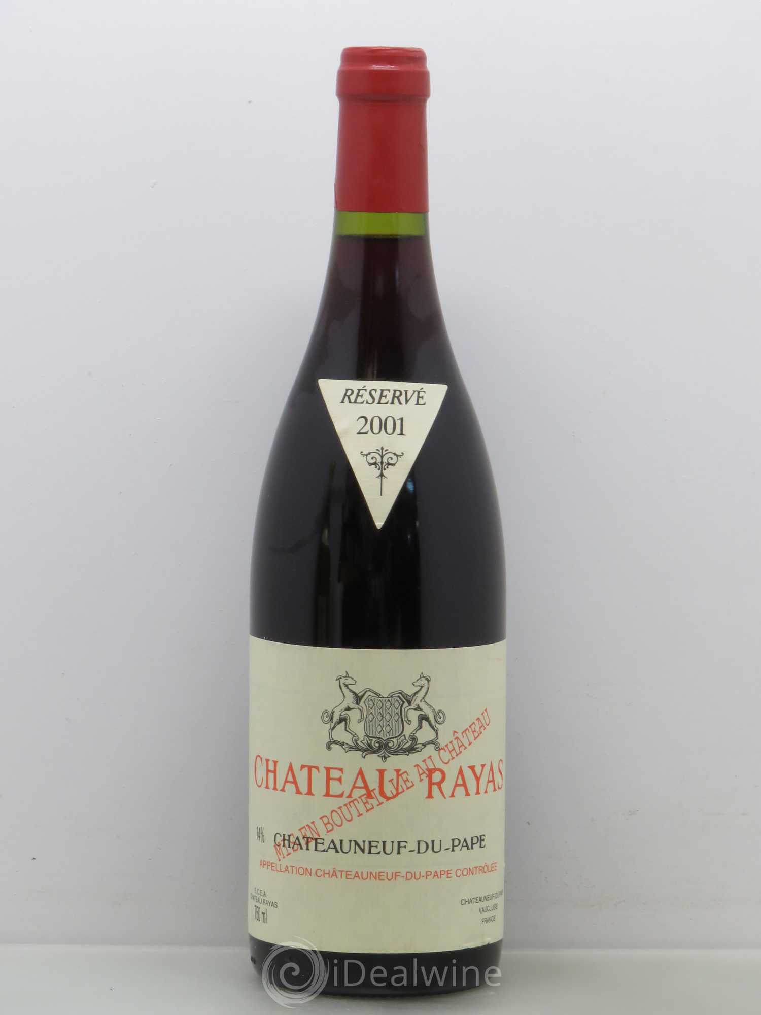 Châteauneuf-du-Pape Château Rayas Emmanuel Reynaud 2001 - Lot de 1 bouteille - 0