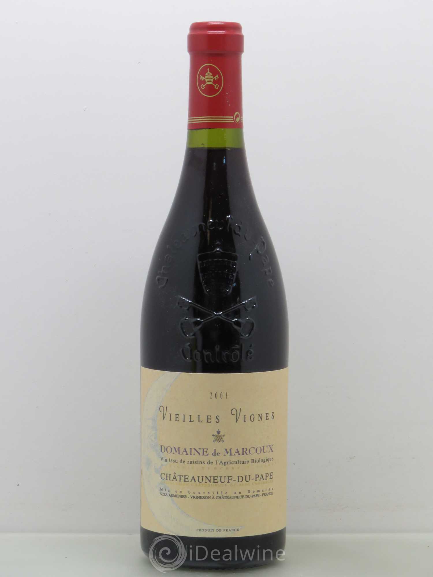 Châteauneuf-du-Pape Vieilles Vignes Marcoux (Domaine de) 2001 - Lot de 1 bouteille - 0