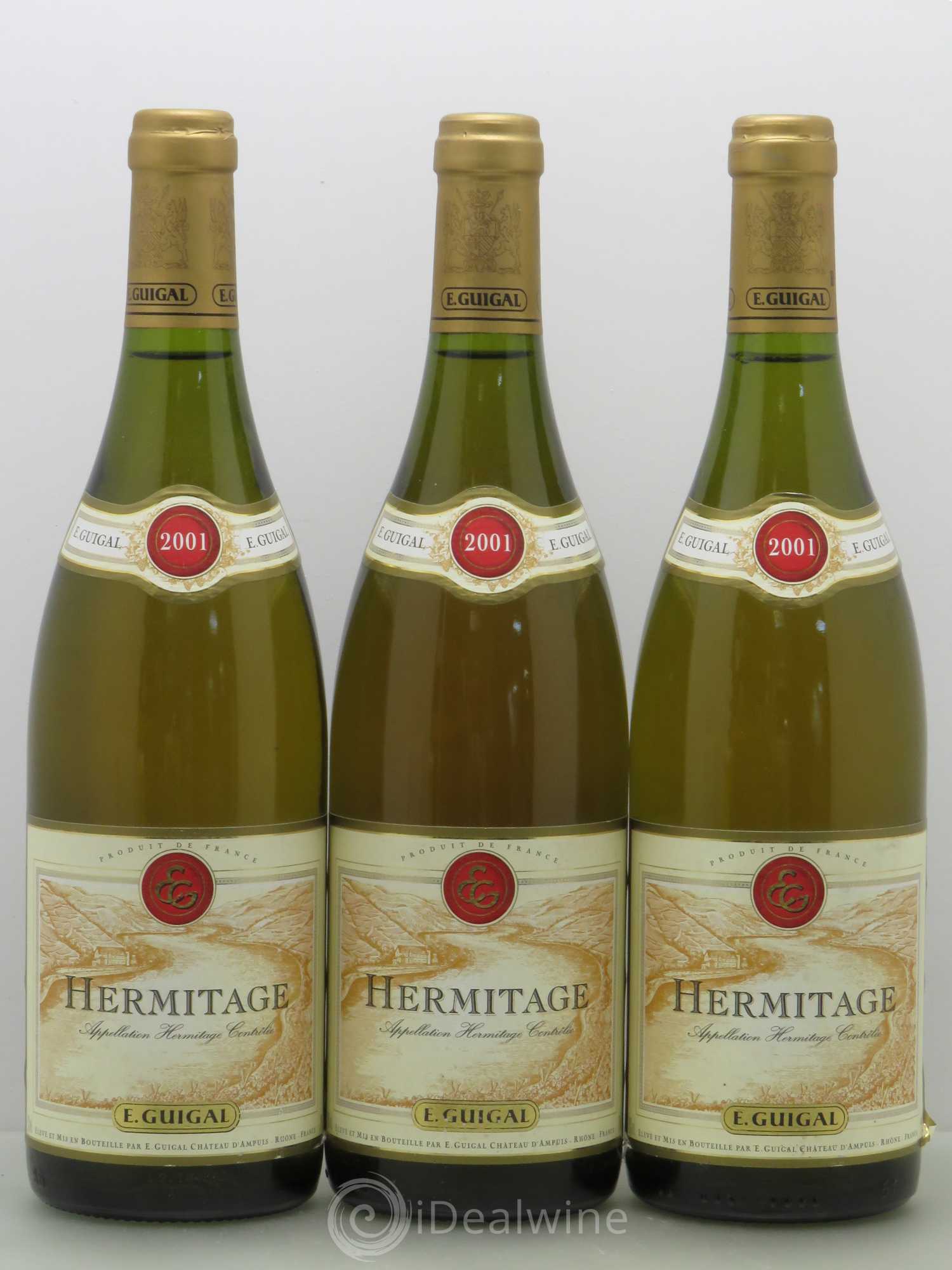 Hermitage Guigal 2001 - Lot de 3 bouteilles - 0