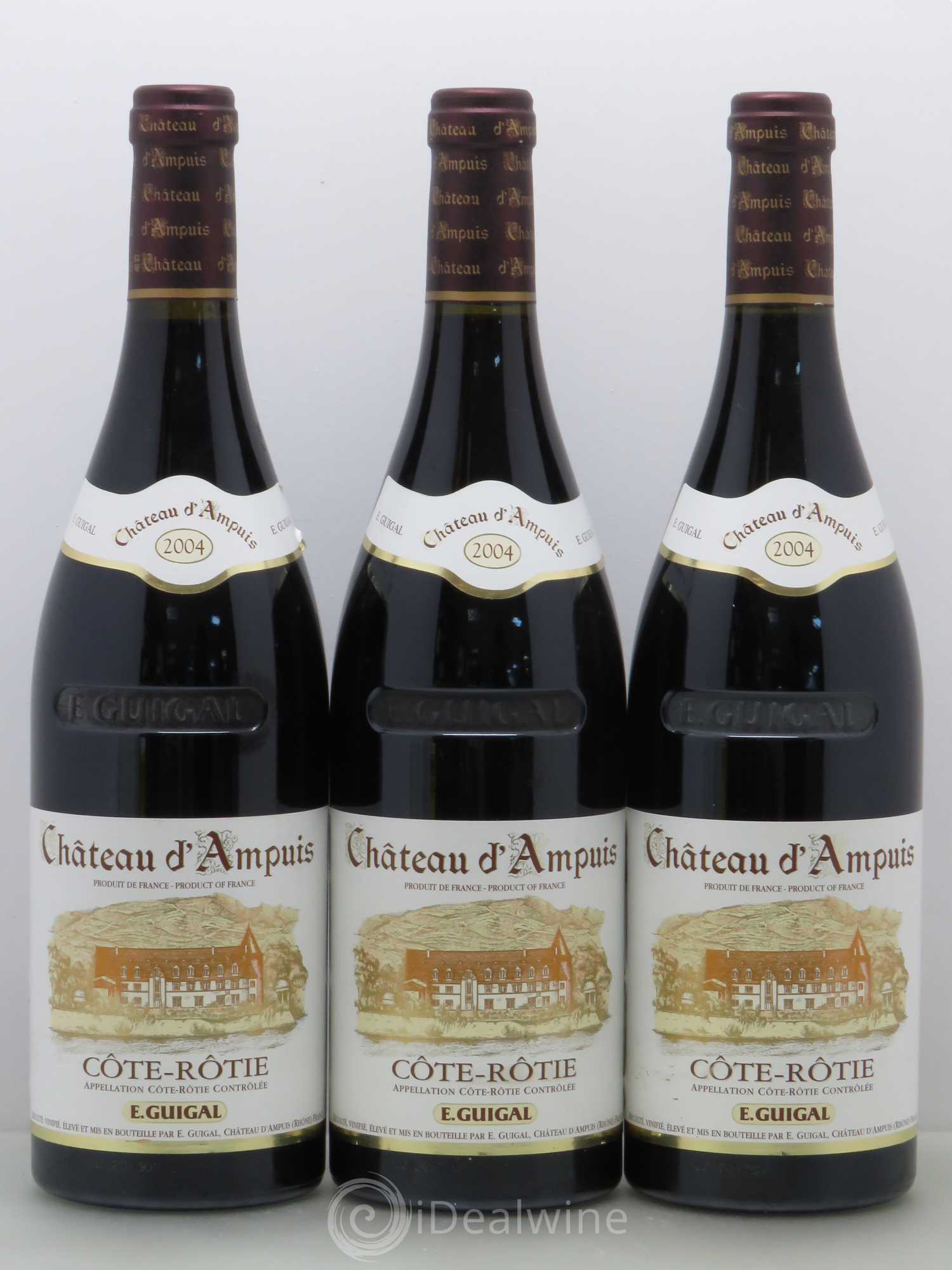 Côte-Rôtie Château d'Ampuis Guigal 2004 - Lot de 3 bouteilles - 0
