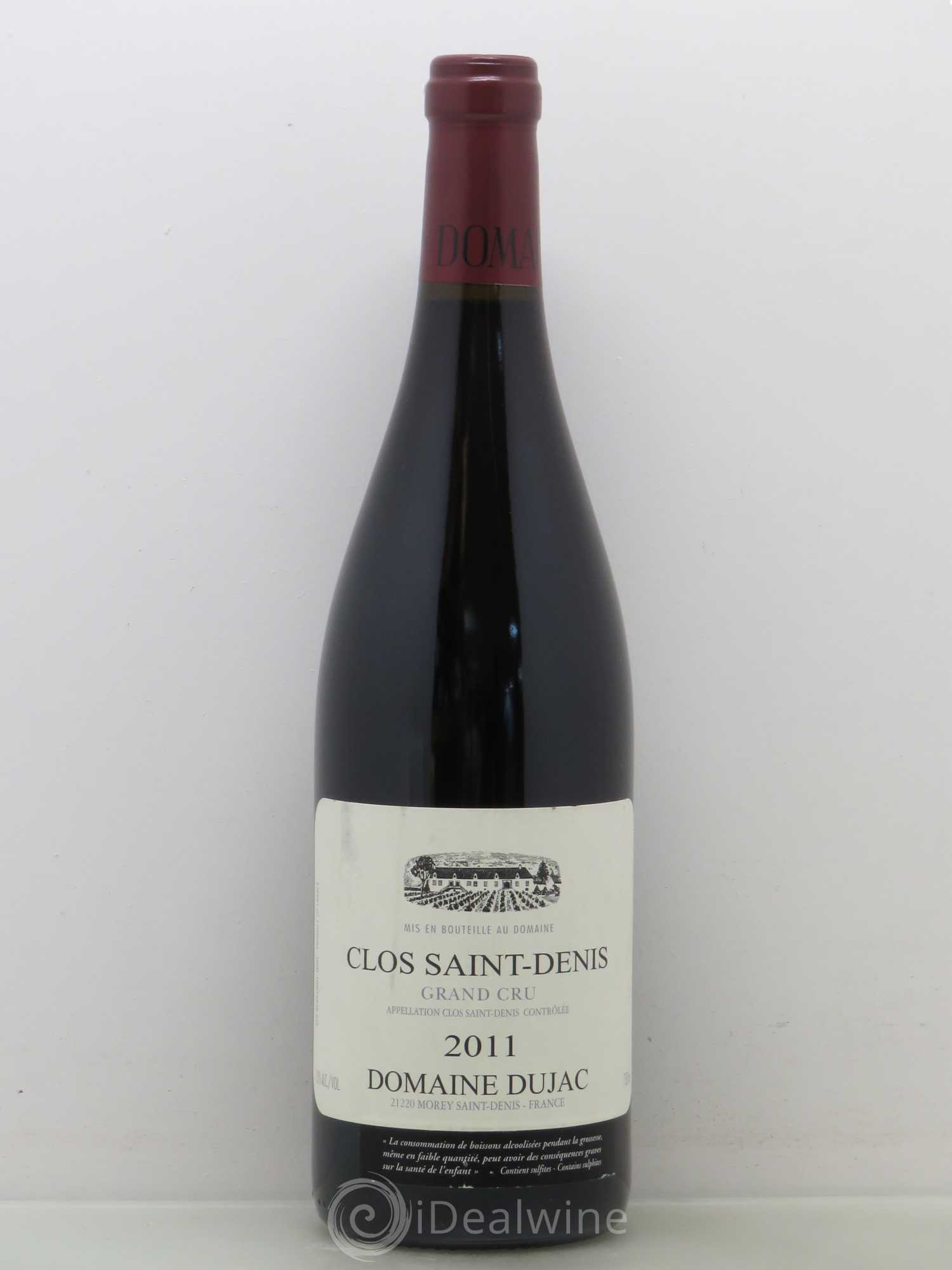 Clos Saint-Denis Grand Cru Dujac (Domaine) 2011 - Lot de 1 bouteille - 0