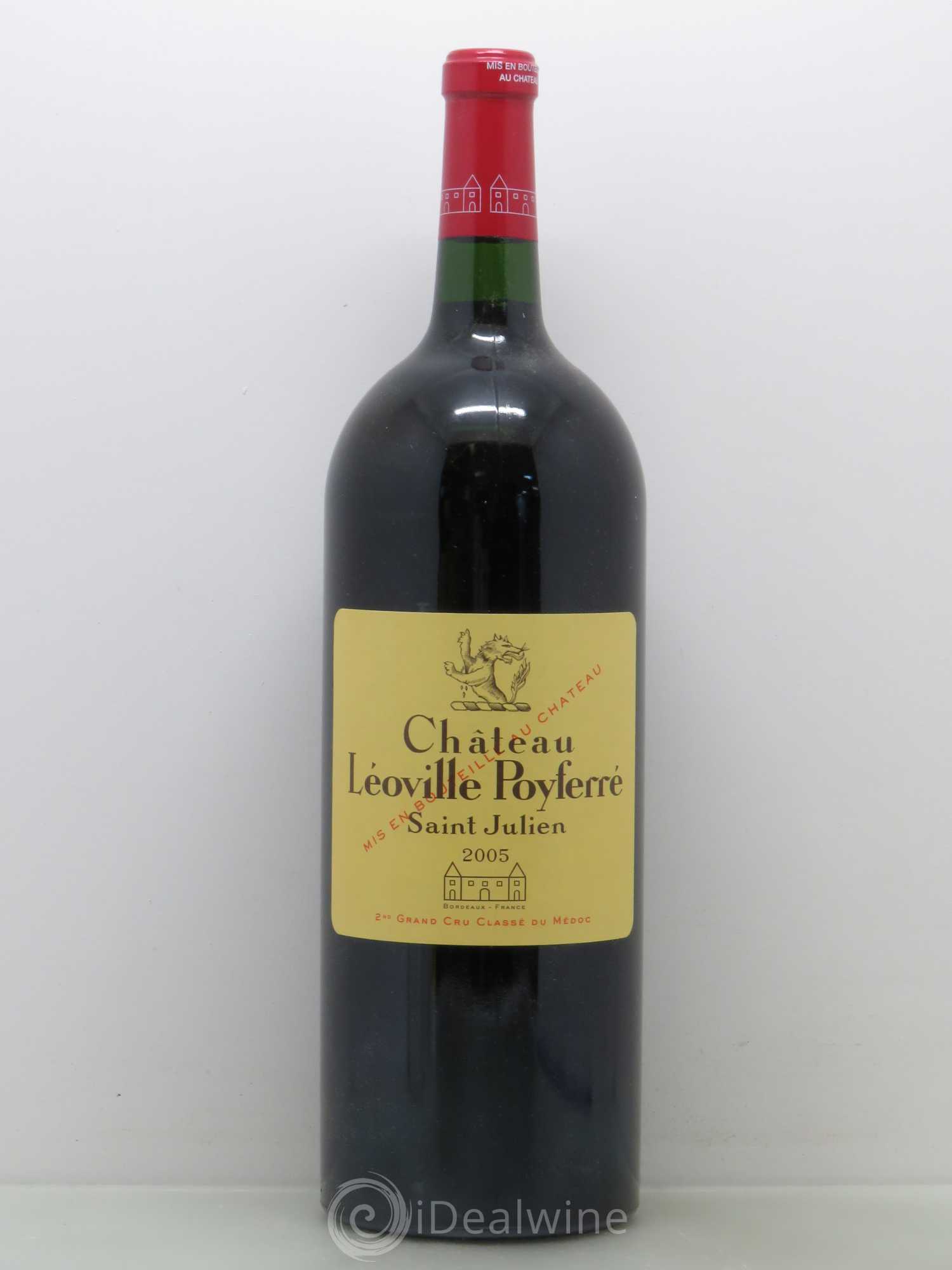 Château Léoville Poyferré 2ème Grand Cru Classé 2005 - Lot de 1 magnum - 0