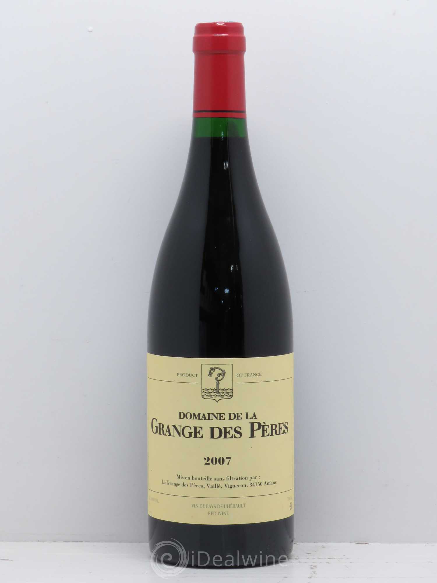 Pays d'Hérault Grange des Pères Laurent Vaillé 2007 - Lot de 1 bouteille - 0