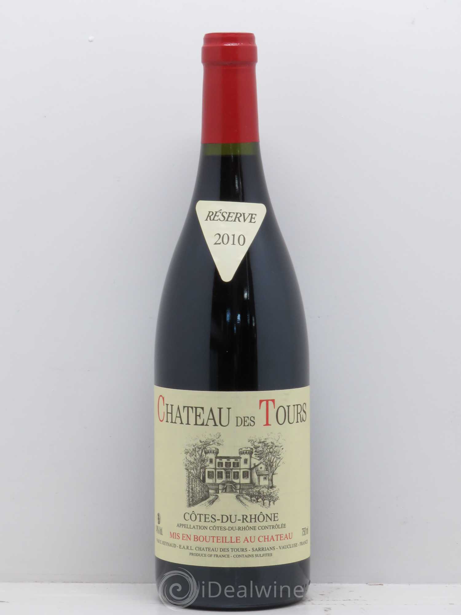 Côtes-du-Rhône Château des Tours Emmanuel Reynaud 2010 - Lot de 1 bouteille - 0