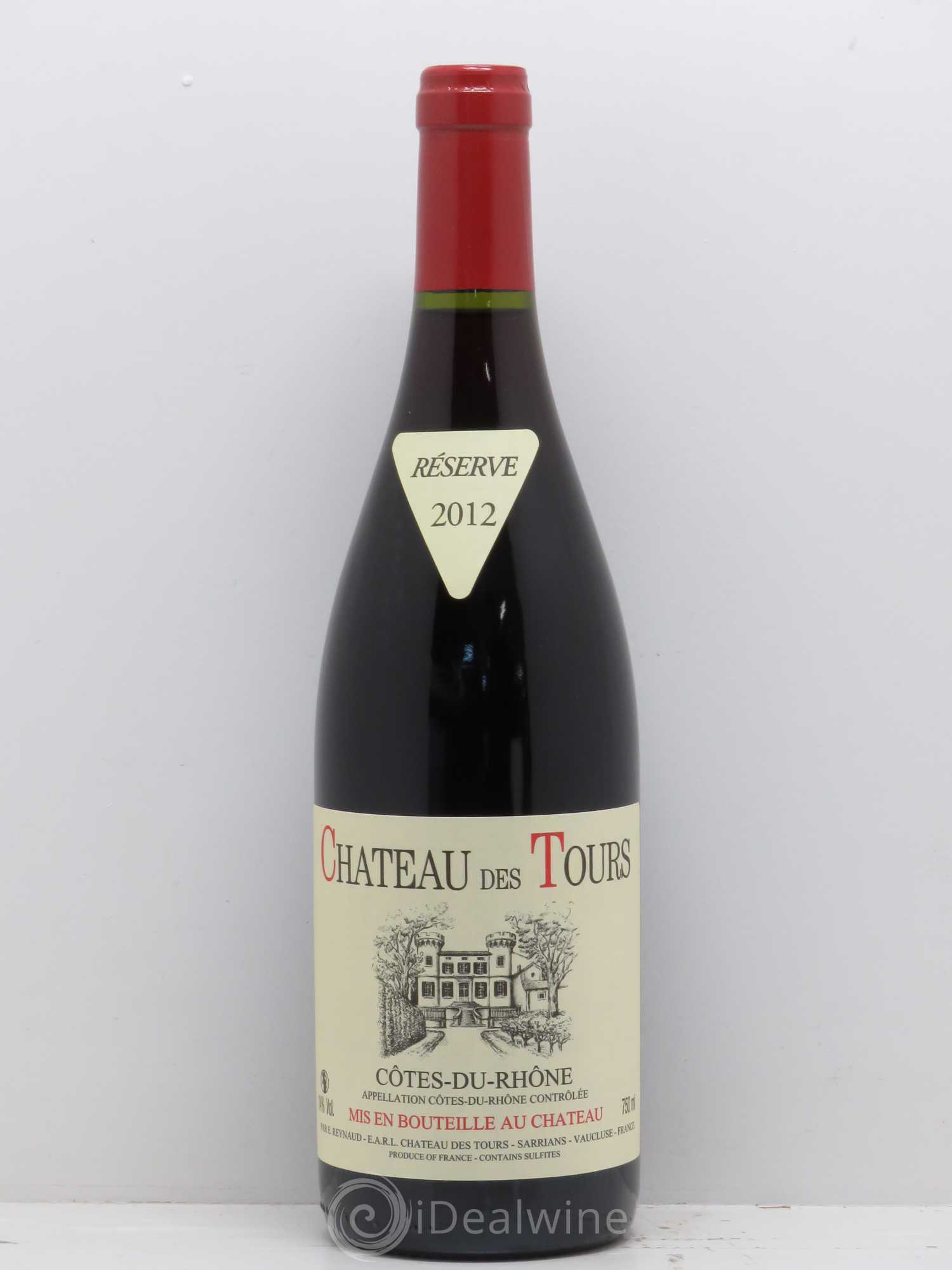 Côtes-du-Rhône Château des Tours Emmanuel Reynaud 2012 - Lot de 1 bouteille - 0