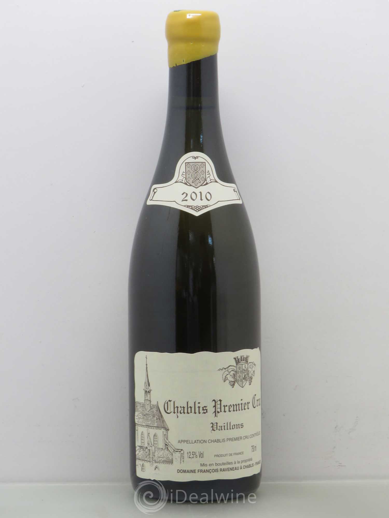 Chablis 1er Cru Vaillons Raveneau (Domaine) 2010 - Lot de 1 bouteille - 0