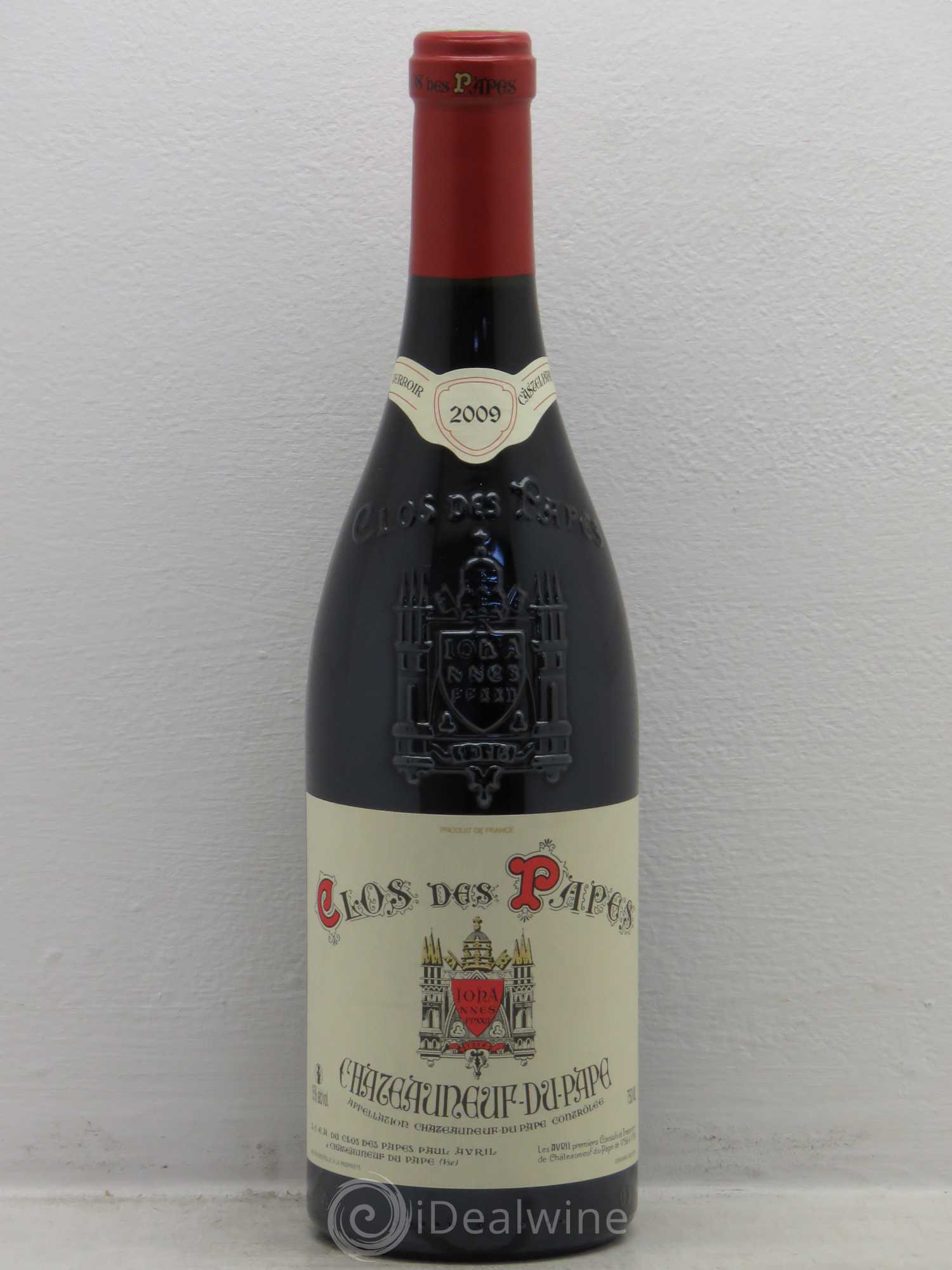 Châteauneuf-du-Pape Clos des Papes - Paul Avril 2009 - Lot de 1 bouteille - 0