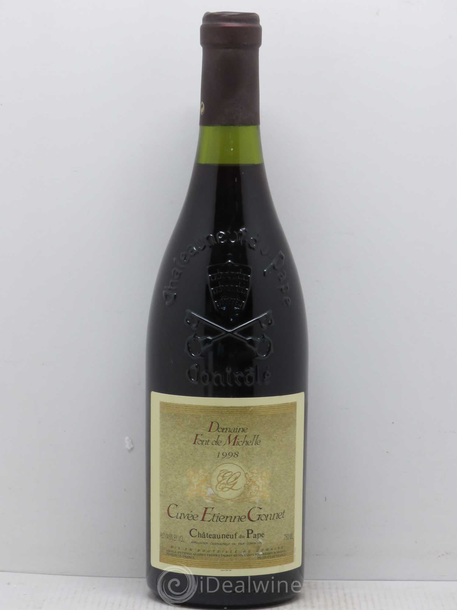 Châteauneuf-du-Pape Domaine Font de Michelle Cuvée Etienne Gonnet Famille Gonnet 1998 - Lot de 1 bouteille - 0