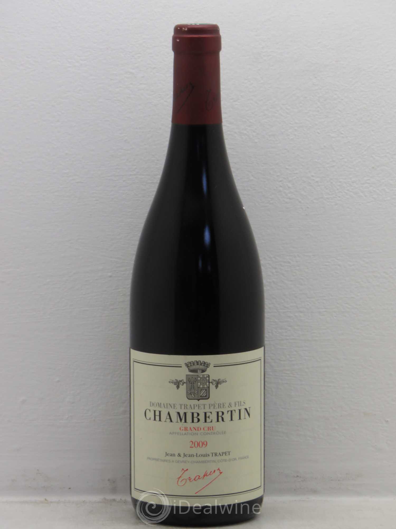 Chambertin Grand Cru Domaine Trapet 2009 - Lot de 1 bouteille - 0