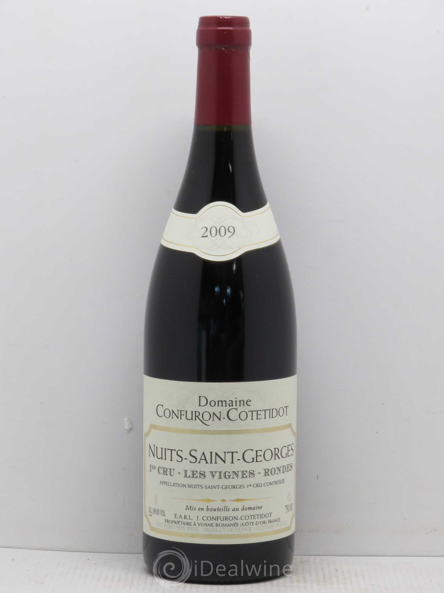 Nuits-Saint-Georges 1er Cru Les Vignes Rondes Confuron-Cotetidot 2009 - Lot de 1 bouteille - 0