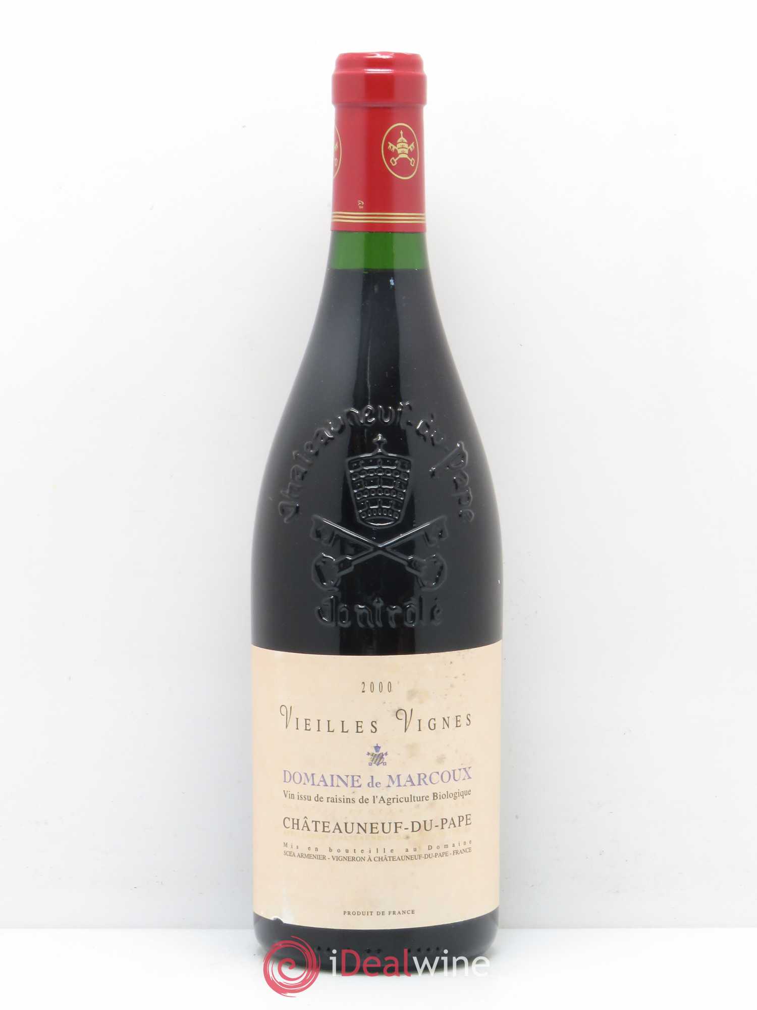 Châteauneuf-du-Pape Vieilles Vignes Marcoux (Domaine de) 2000 - Lot de 1 bouteille - 0