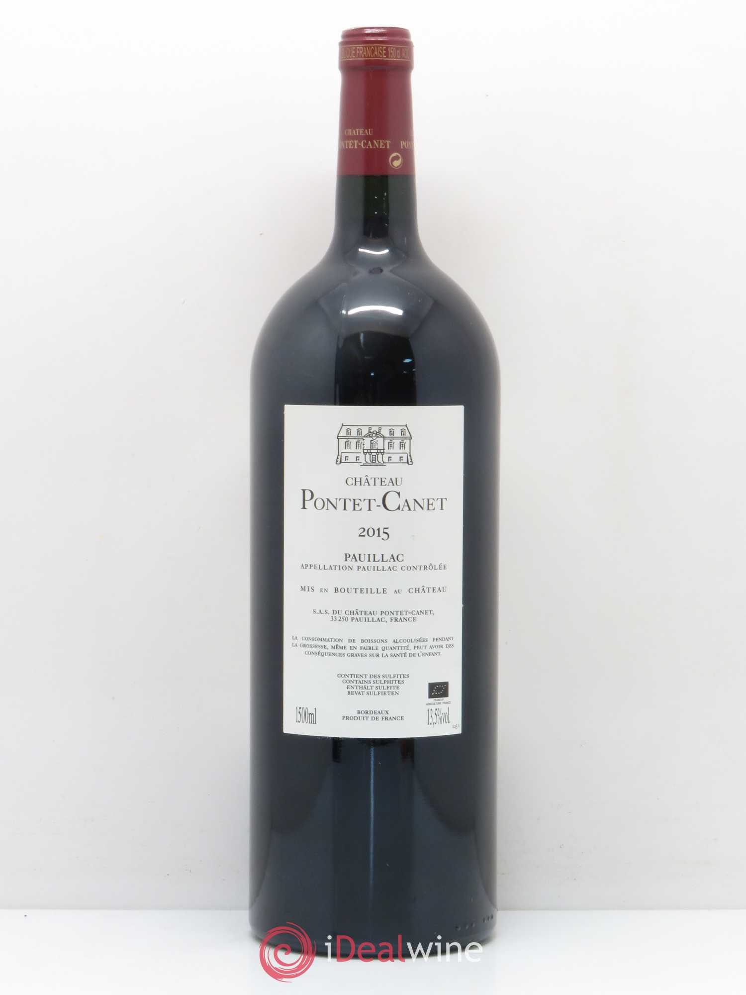 Château Pontet Canet 5ème Grand Cru Classé 2015 - Lot de 1 magnum - 1