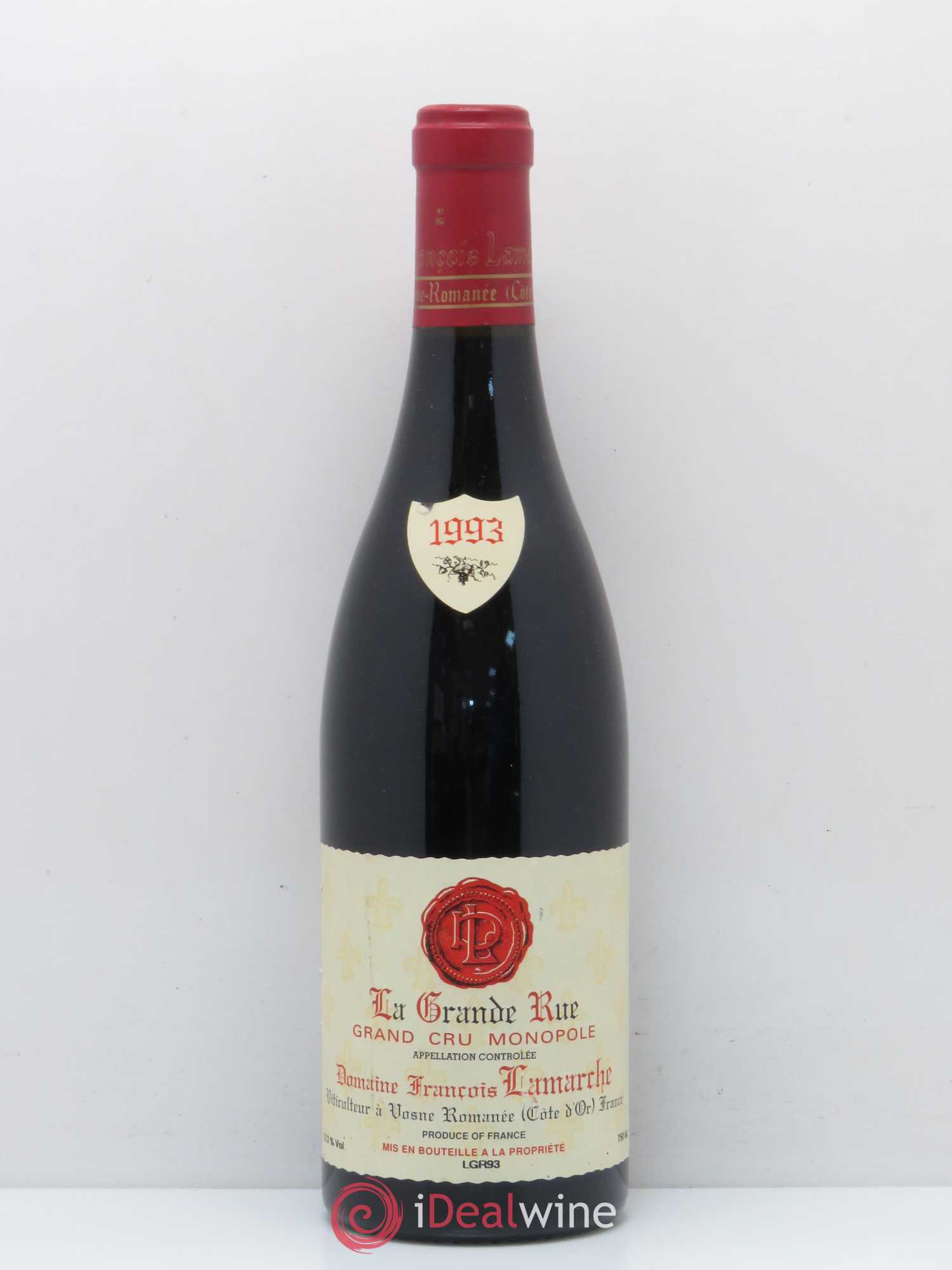 La Grande Rue Grand Cru Lamarche (Domaine) 1993 - Lot de 1 bouteille - 0