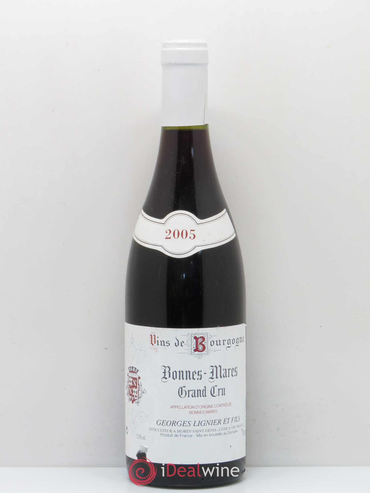 Bonnes-Mares Grand Cru Georges Lignier (Domaine) 2005 - Lot de 1 bouteille - 0