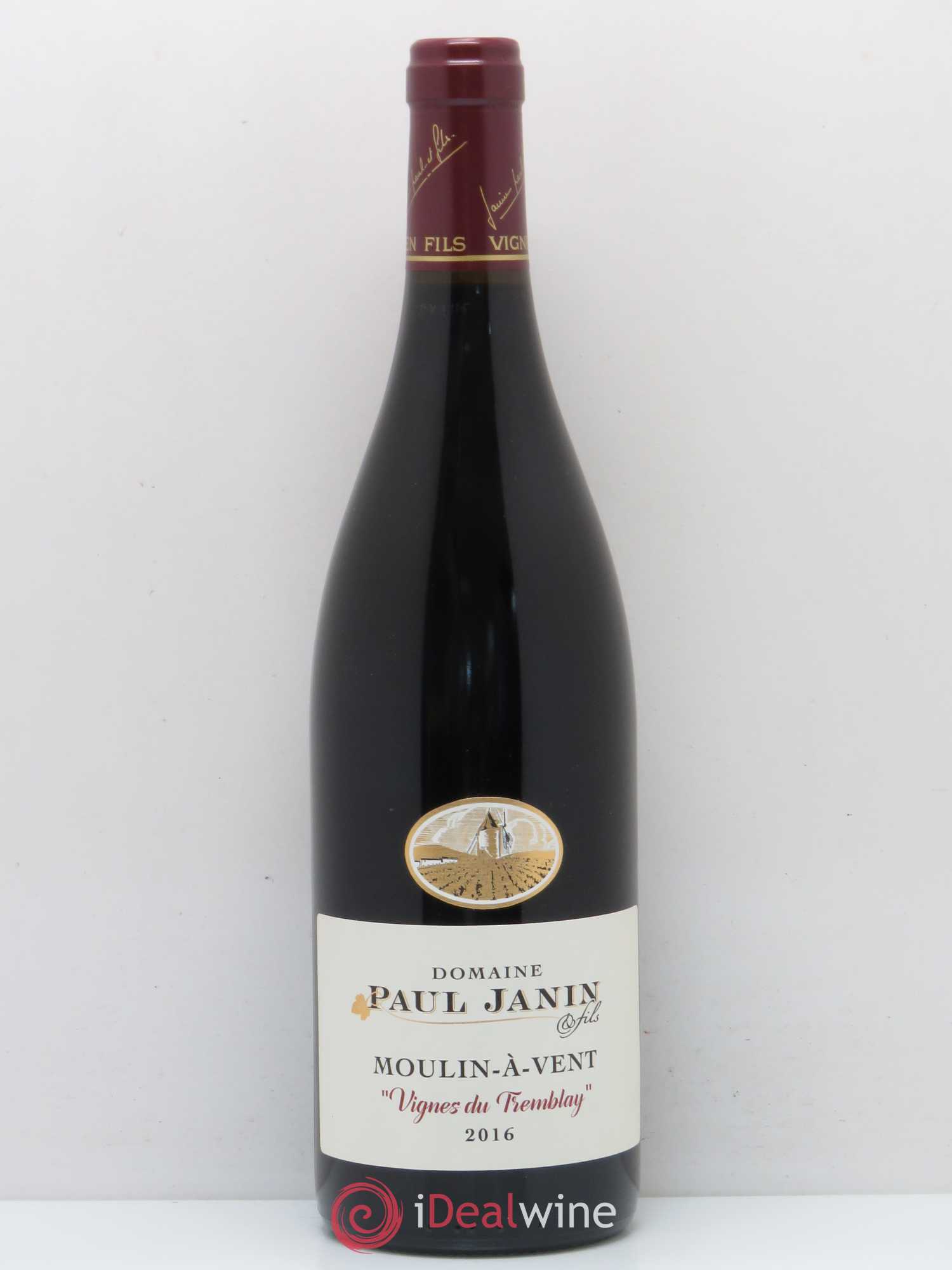 Moulin-à-Vent les vignes du Tremblay Domaine Paul Janin 2016 - Posten von 1 Flasche - 0
