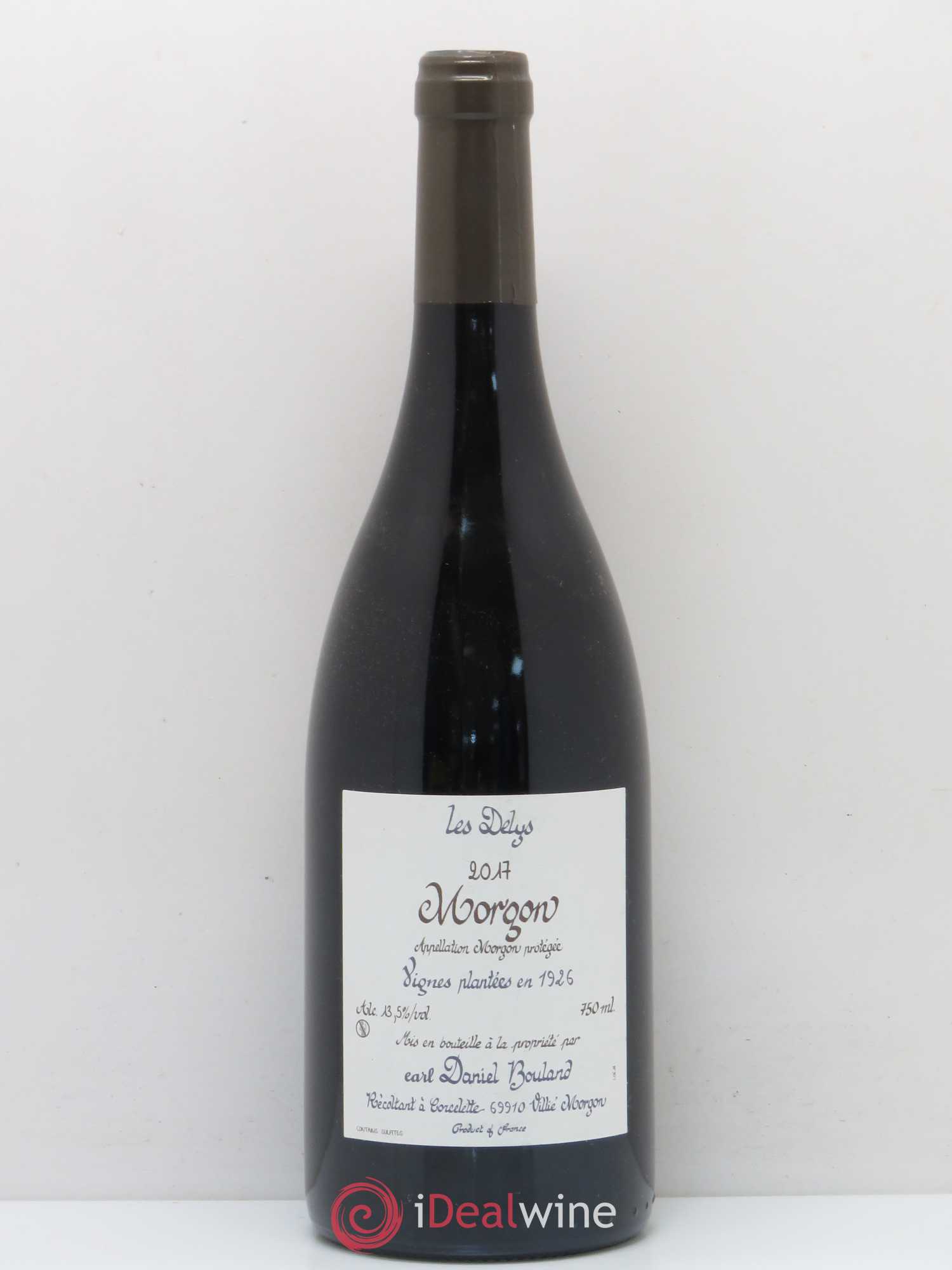 Morgon Les Delys Domaine Daniel Bouland 2017 - Posten von 1 Flasche - 0