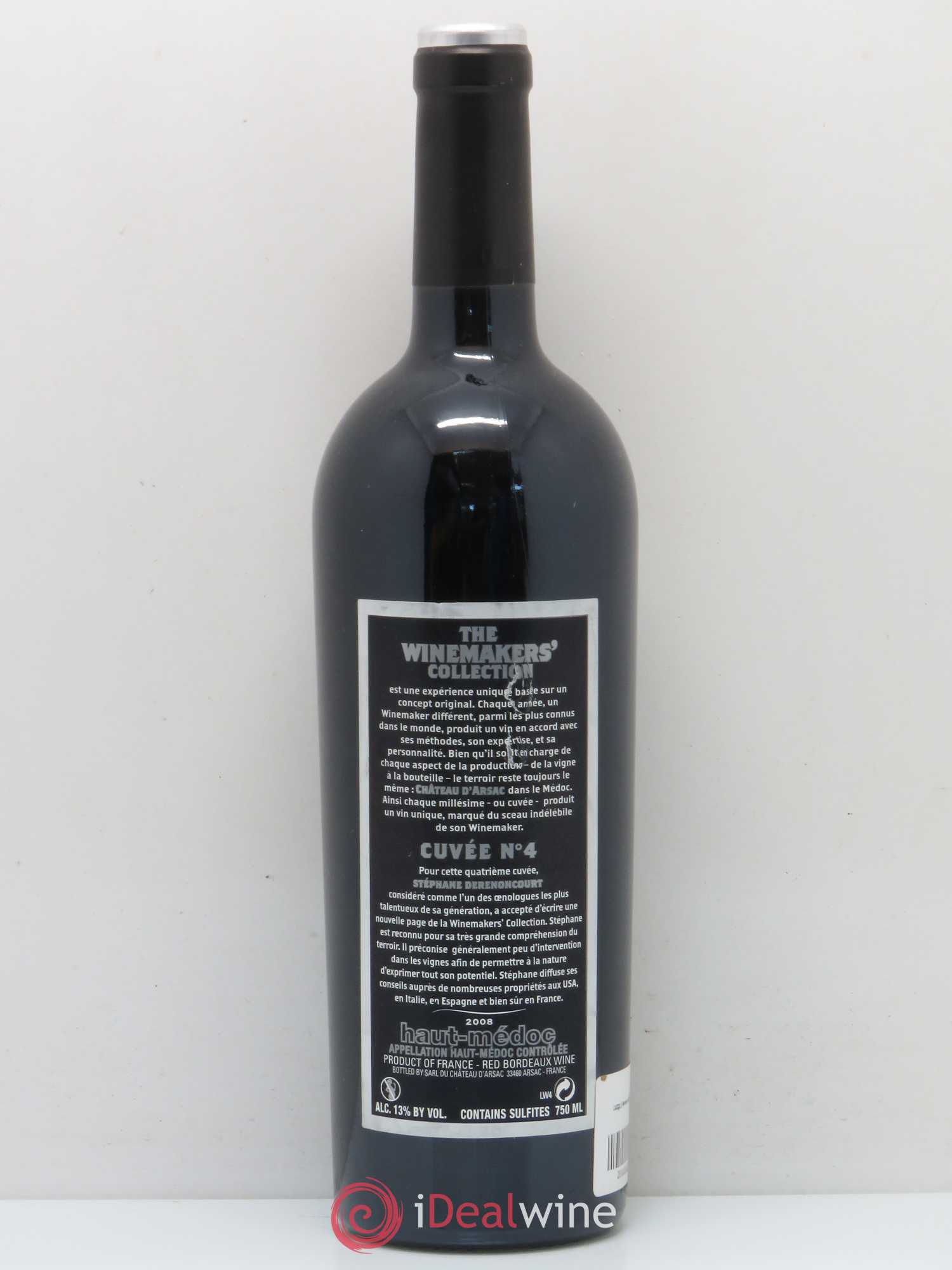 Bordeaux The Winemakers Collection n04 Derenoncourt 2008 - Posten von 1 Flasche - 1