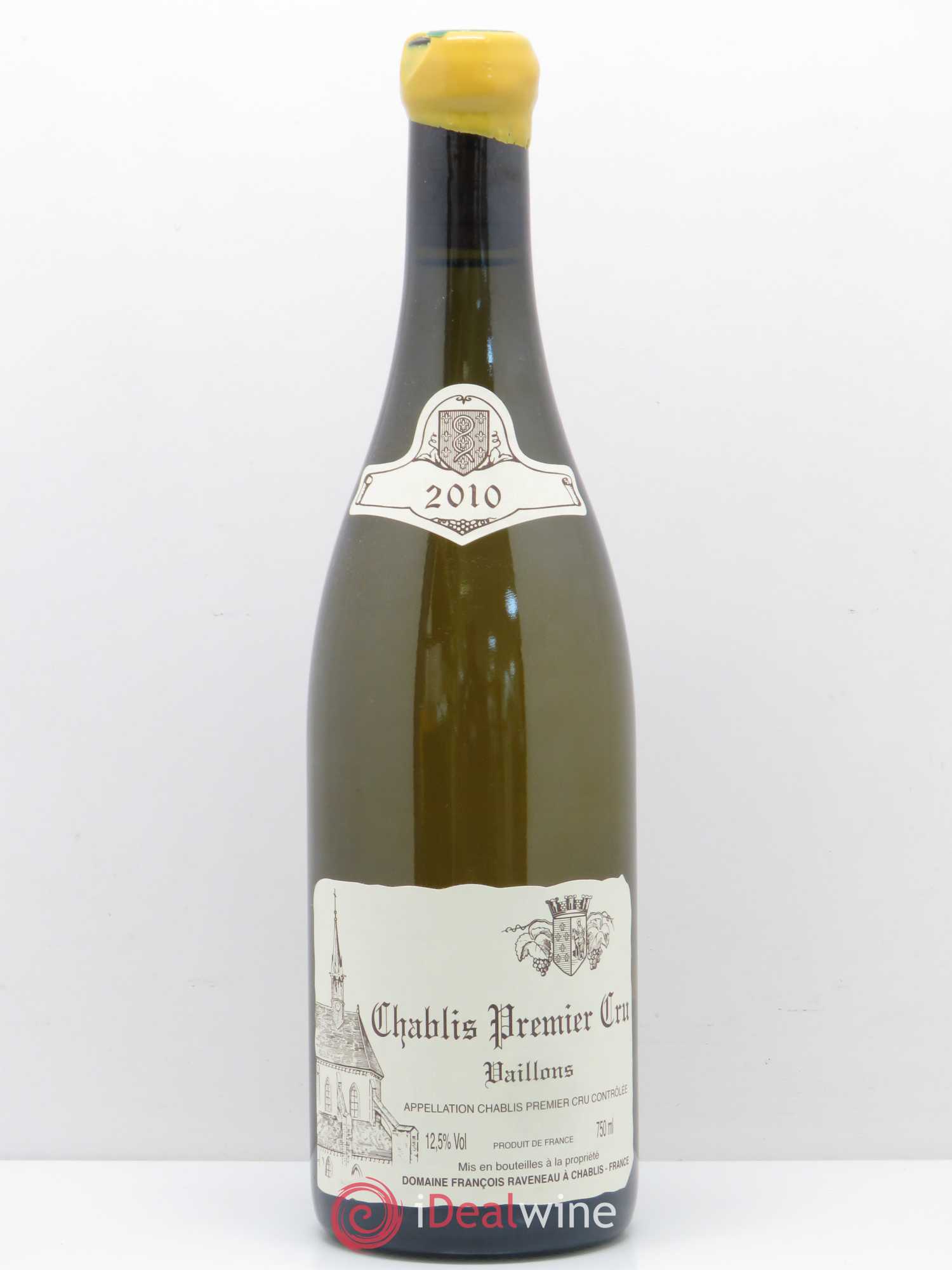 Chablis 1er Cru Vaillons Raveneau (Domaine) 2010 - Lot de 1 bouteille - 0