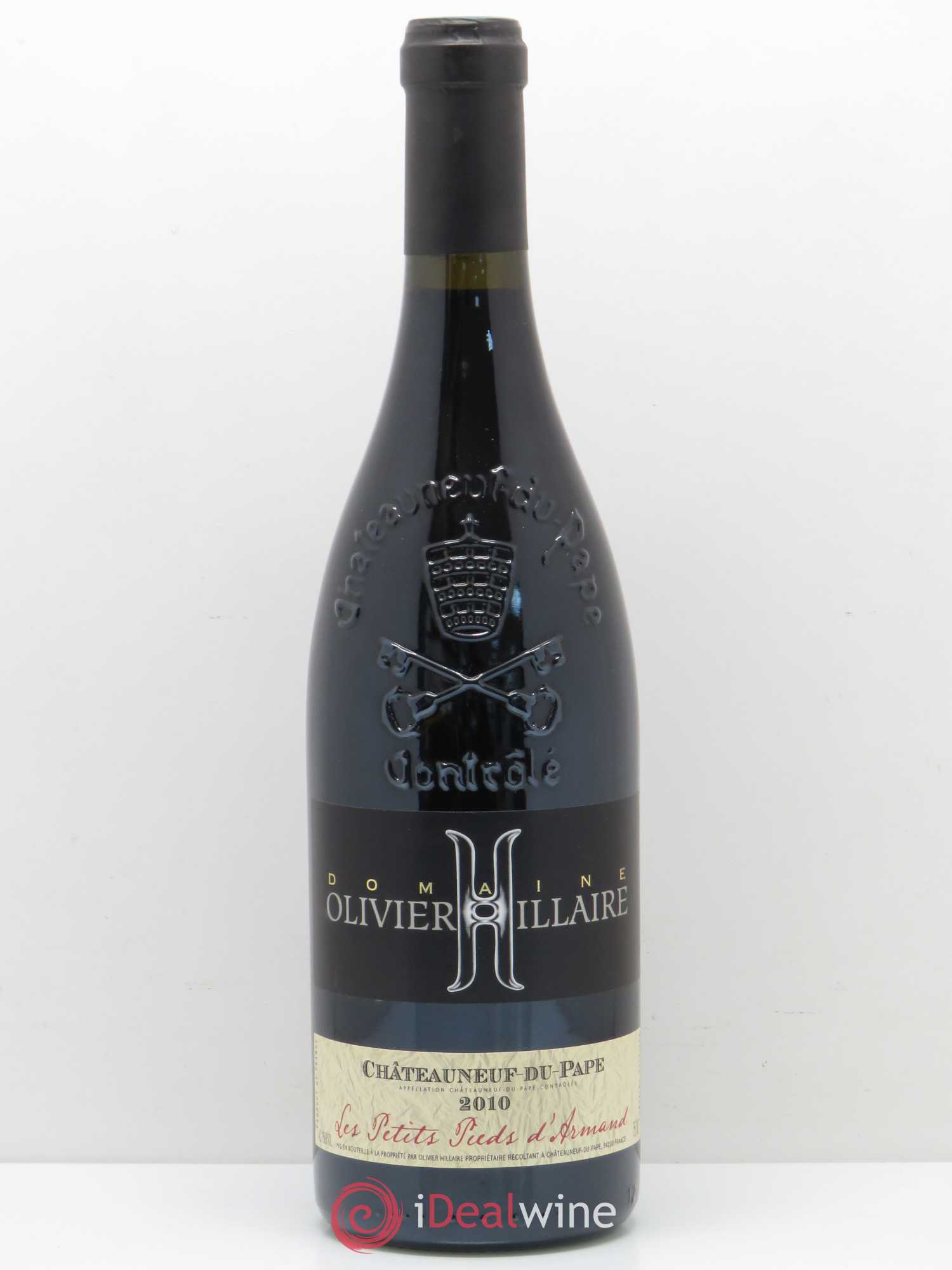 Châteauneuf-du-Pape Les Petits Pieds d'Armand Domaine Olivier Hillaire 2010 - Lot de 1 bouteille - 0