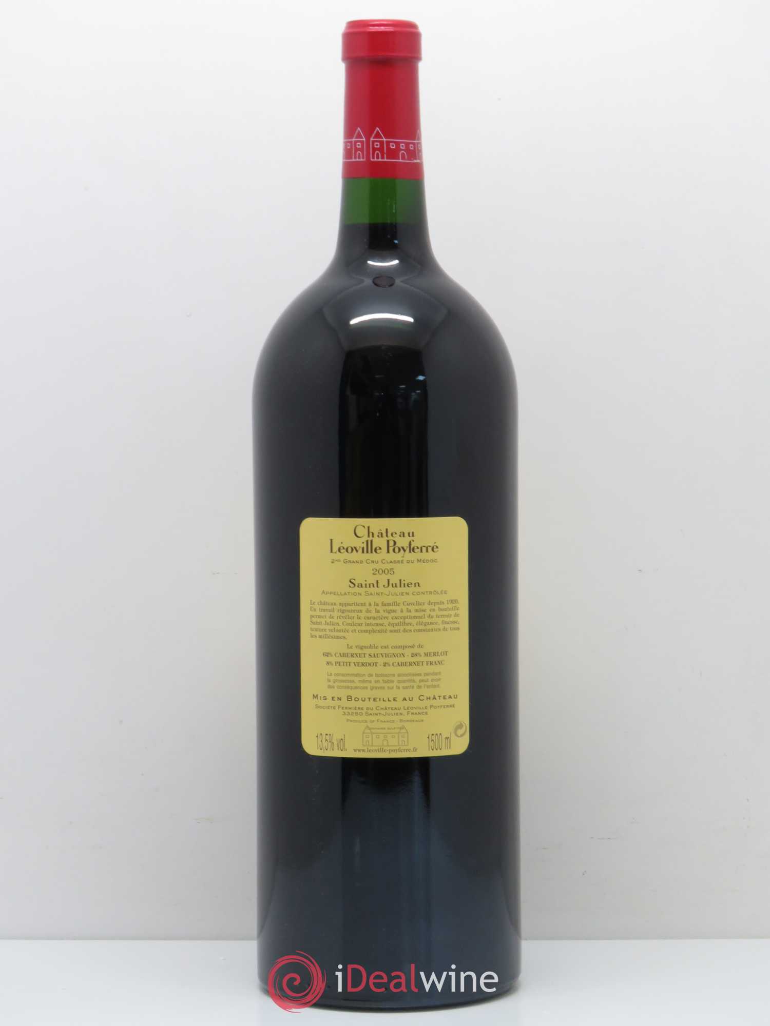 Château Léoville Poyferré 2ème Grand Cru Classé 2005 - Posten von 1 Magnum - 1