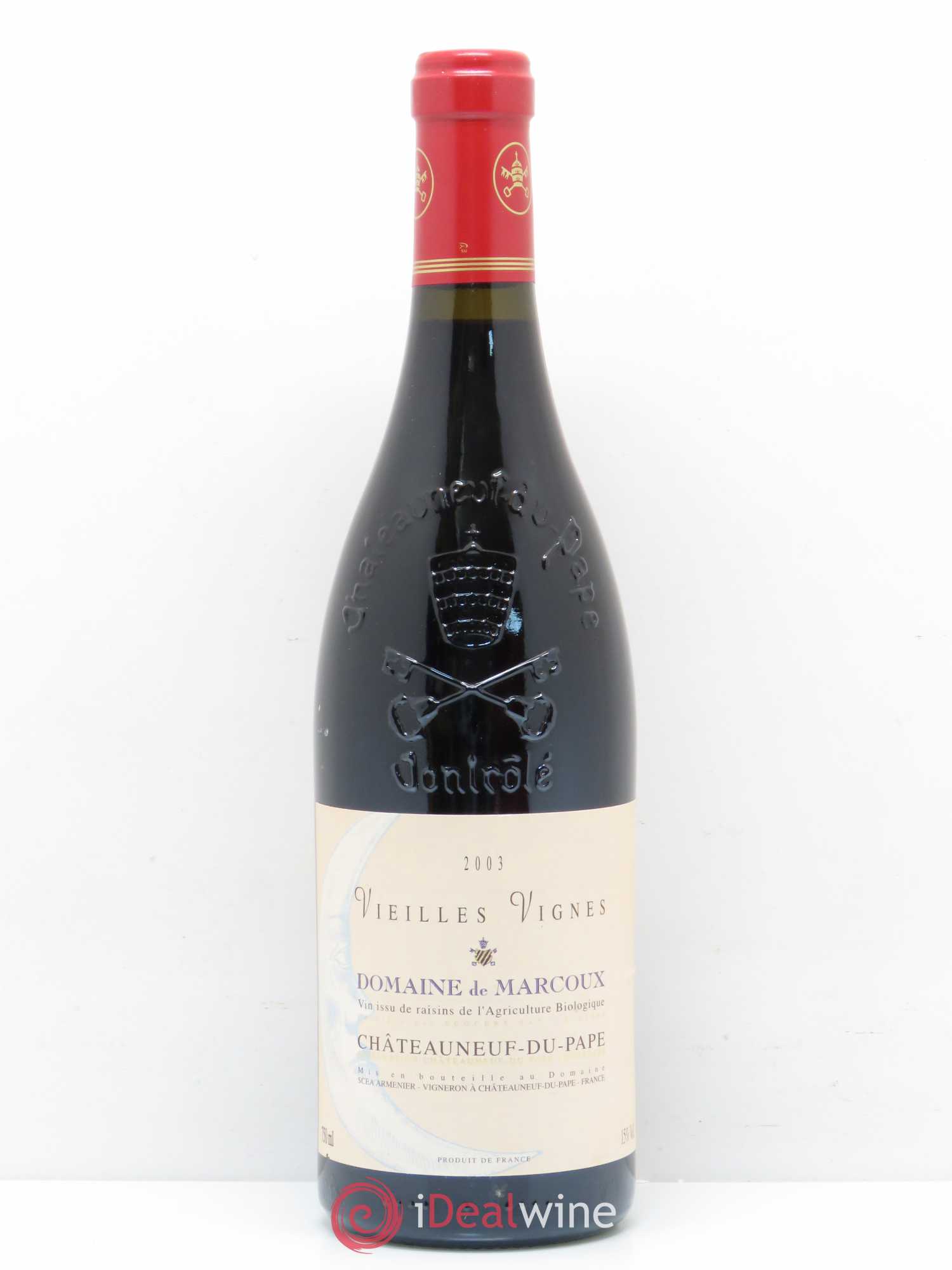 Châteauneuf-du-Pape Vieilles Vignes Marcoux (Domaine de) 2003 - Lot de 1 bouteille - 0