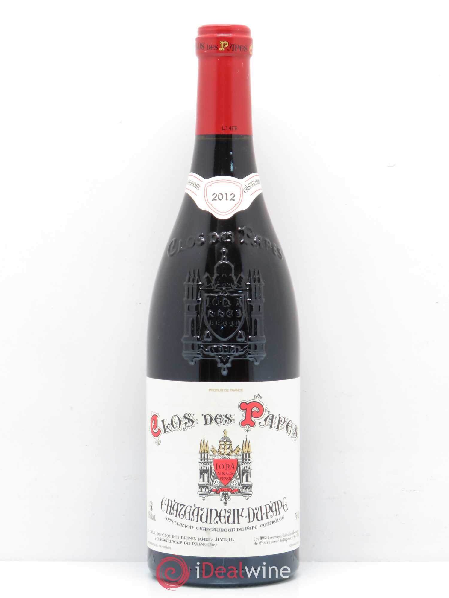 Châteauneuf-du-Pape Clos des Papes - Paul Avril 2012 - Lot de 1 bouteille - 0