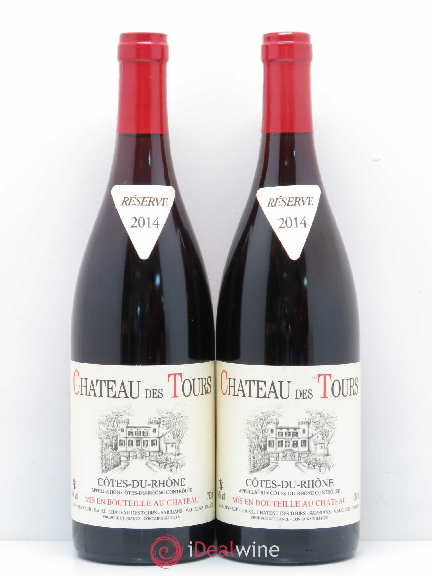 Côtes-du-Rhône Château des Tours Emmanuel Reynaud 2014 - Lot de 2 bouteilles - 0