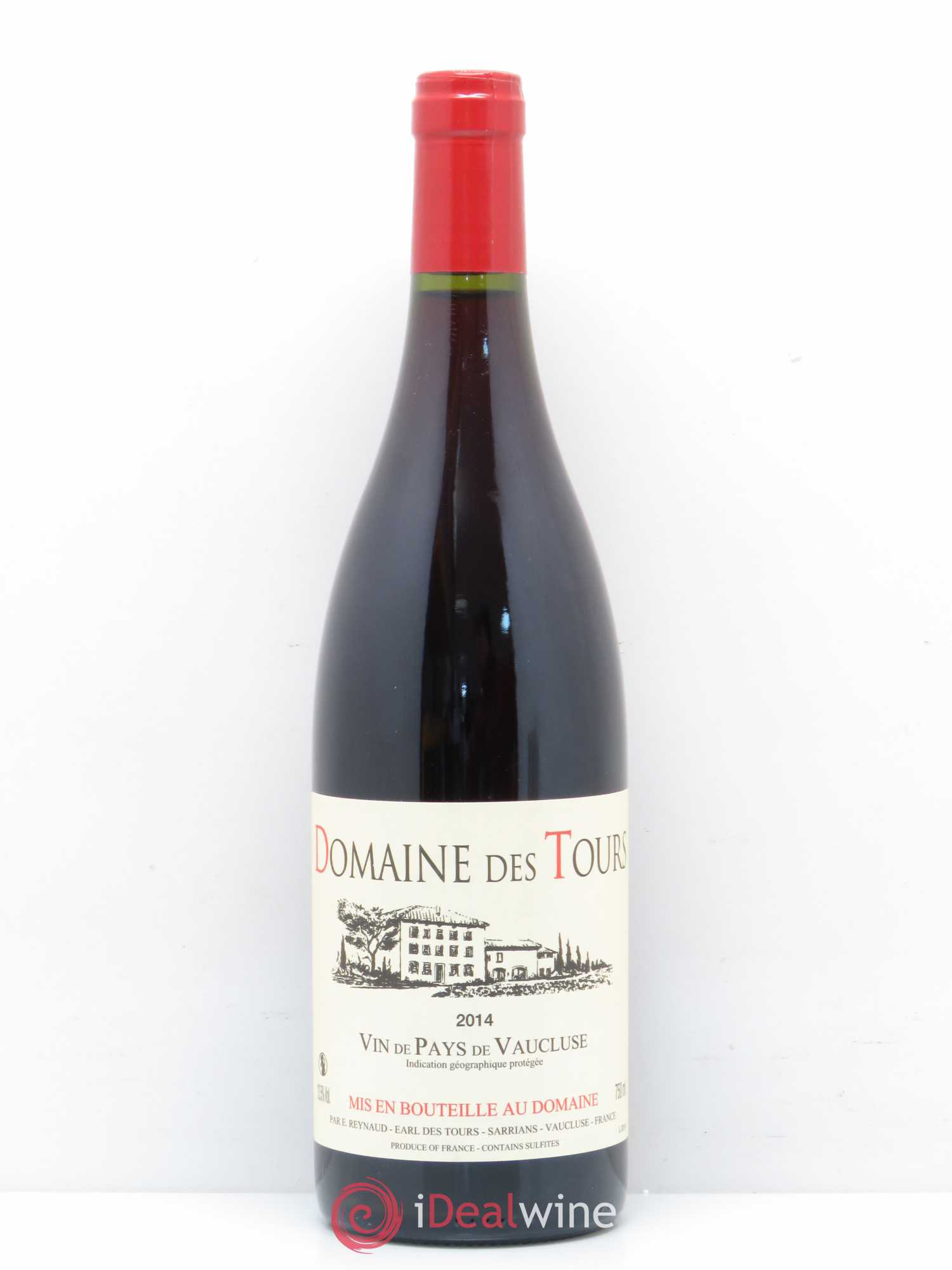 Vaucluse (Vin de Pays de Vaucluse) Domaine des Tours Emmanuel Reynaud 2014 - Lot de 1 bouteille - 0